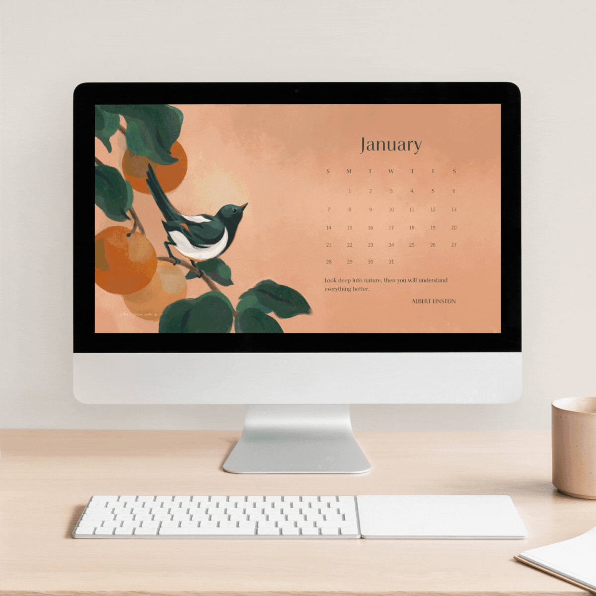1200x1200 Nature Spirit Digital Calendar 2023 2024