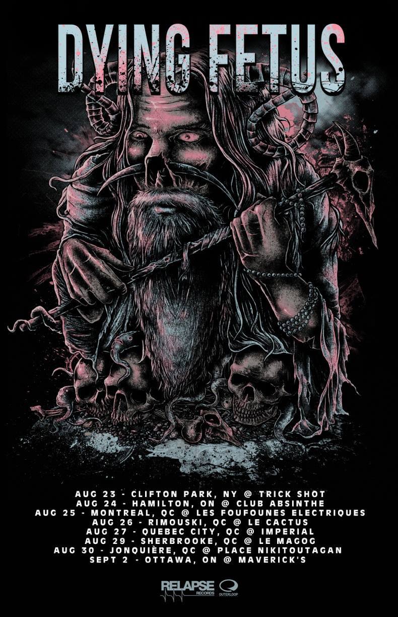 790x1224 Dying Fetus, Exhumed, Waking the Cadaver, Abiotic, Devourment