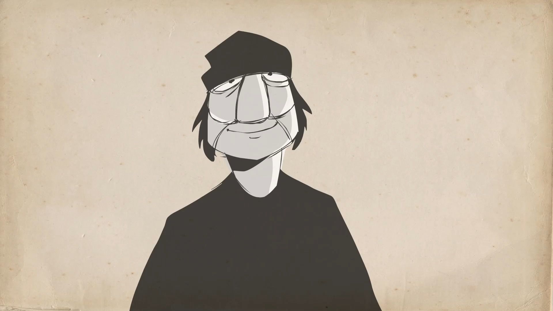 1920x1080 Rare Elliott Smith interview from 1998. Animated