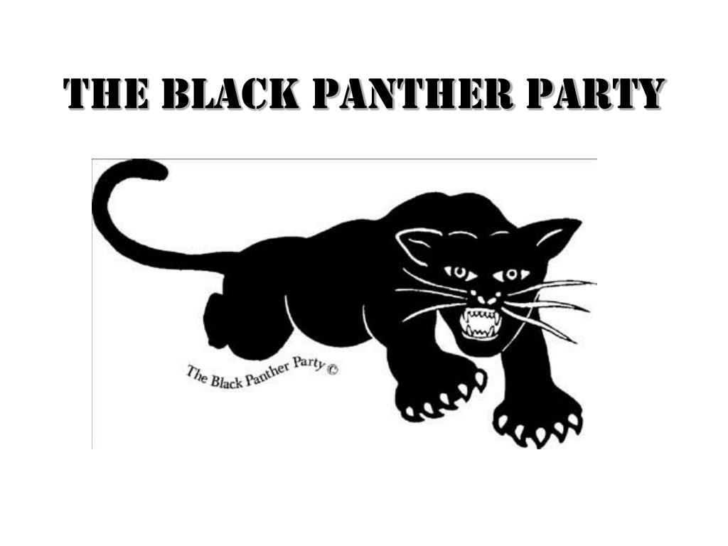 1024x768 PPT Black Panther Party PowerPoint Presentation, free download