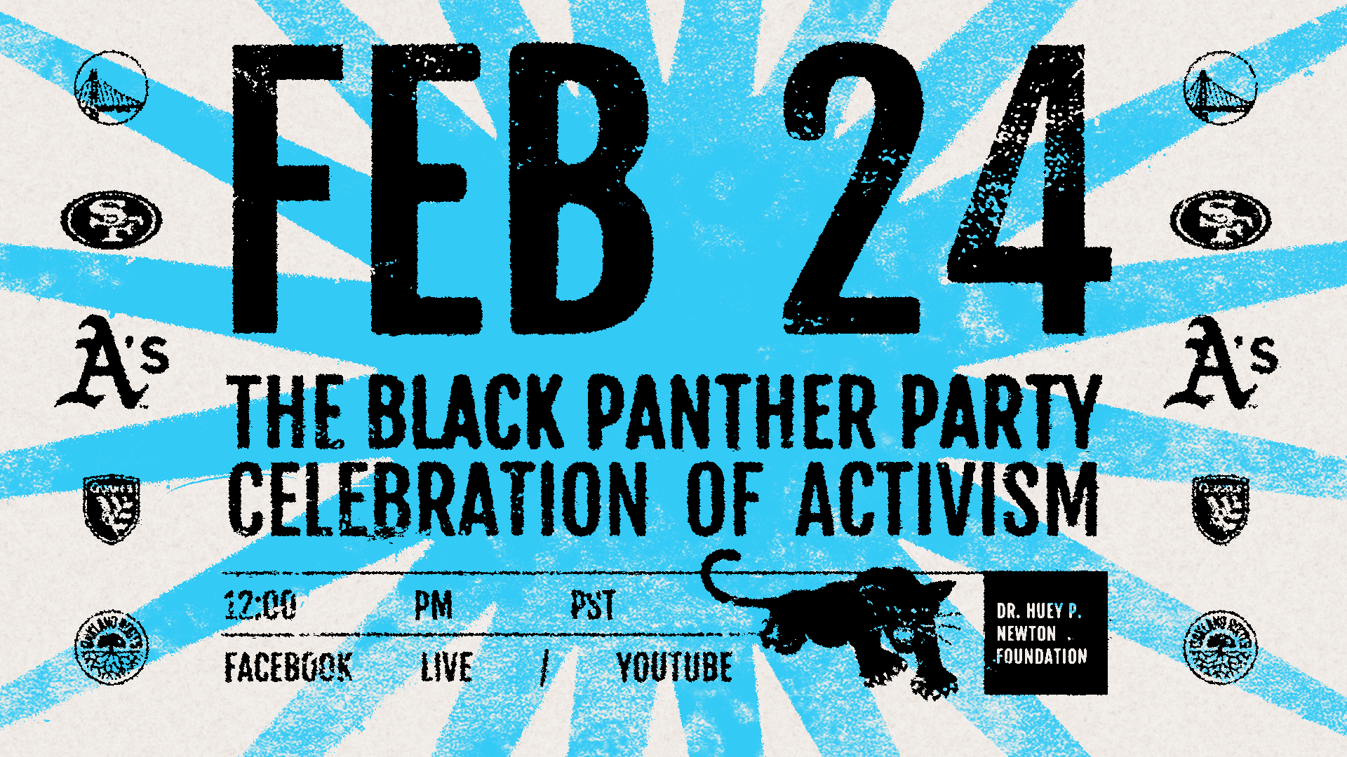 1920x1080 NEWS: The Dr. Huey P Newton Foundation and Black Panther Party Alumni Partner with the Earthquakes, A's, Warriors, 49ers, and Roots to Celebrate Black History Month. San Jose Earthquakes