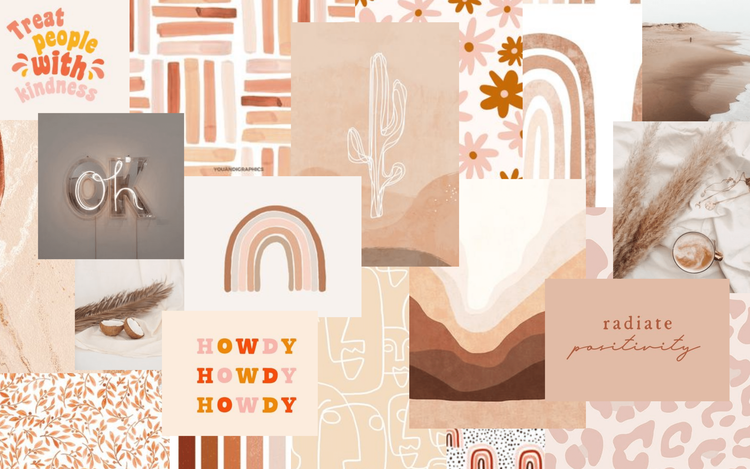 2560x1600 neutral wallpaper collage. Cute desktop wallpaper, Desktop wallpaper fall, Wallpaper iphone boho