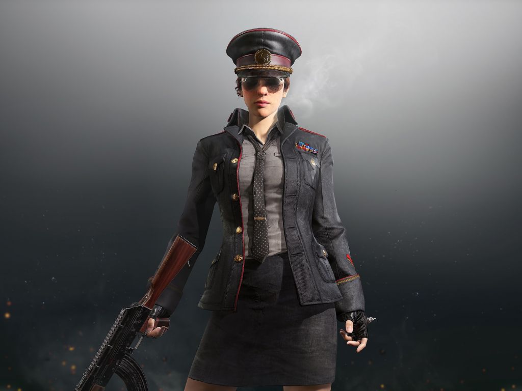 1024x768 Wallpaper pubg, police girl, video game, 2018 desktop wallpaper, HD image, picture, background, 5cfa83