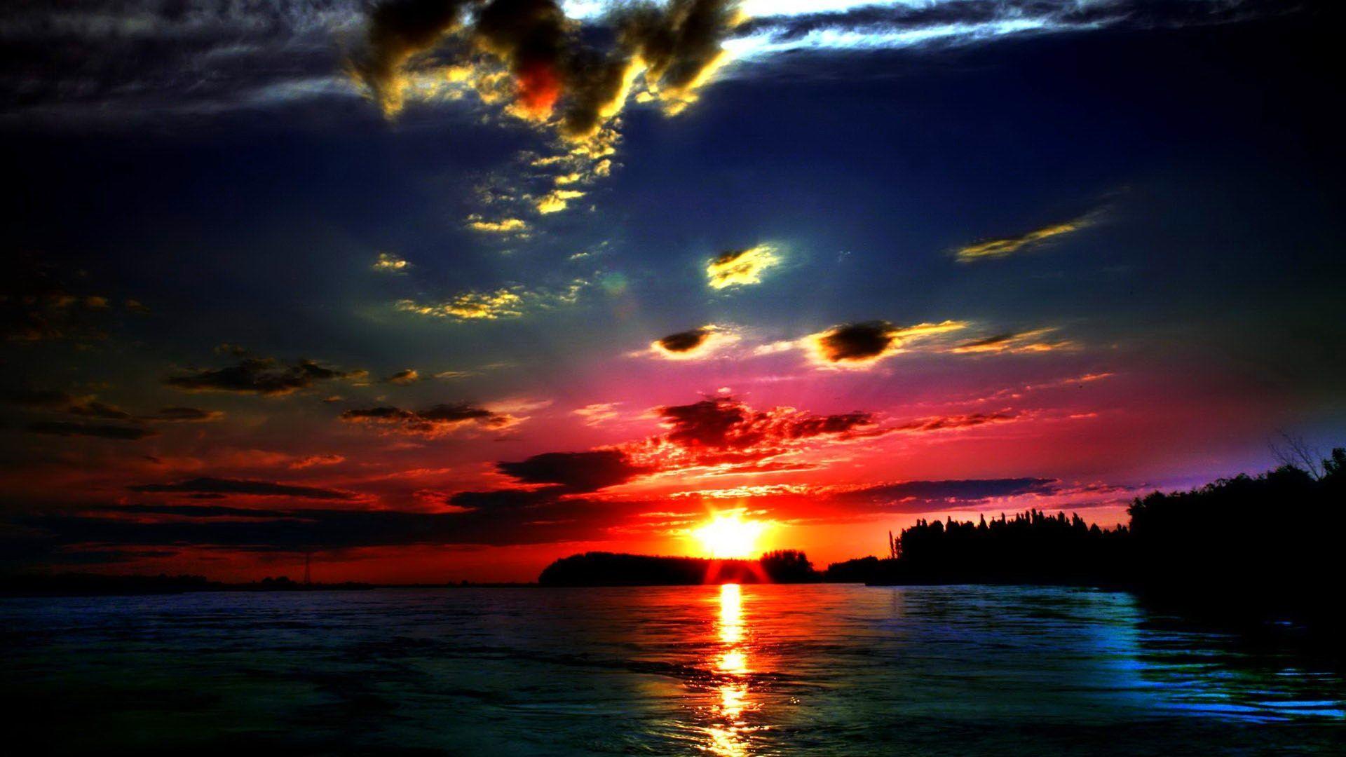 Beautiful Sunset Wallpapers Top Free Beautiful Sunset Backgrounds 
