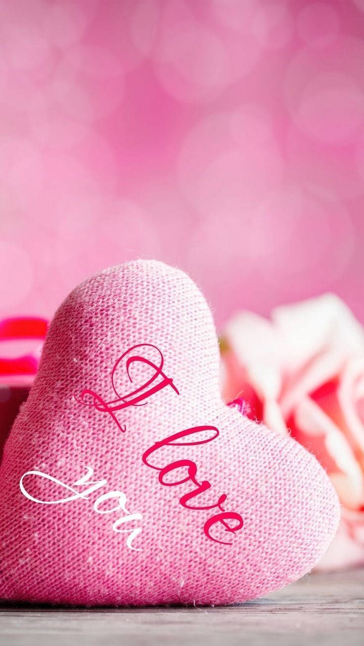736x1308 Download WhatsApp DP Pink Heart Wallpaper