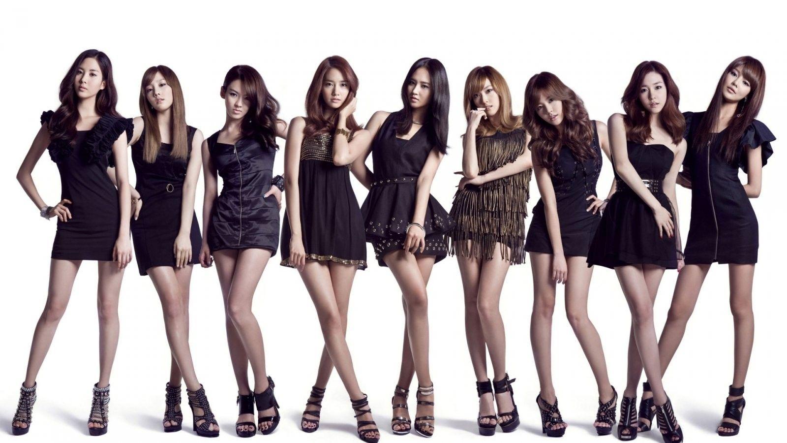 1600x900 brunettes, legs, women, Japan, Girls Generation SNSD, Hwang Mi Hee