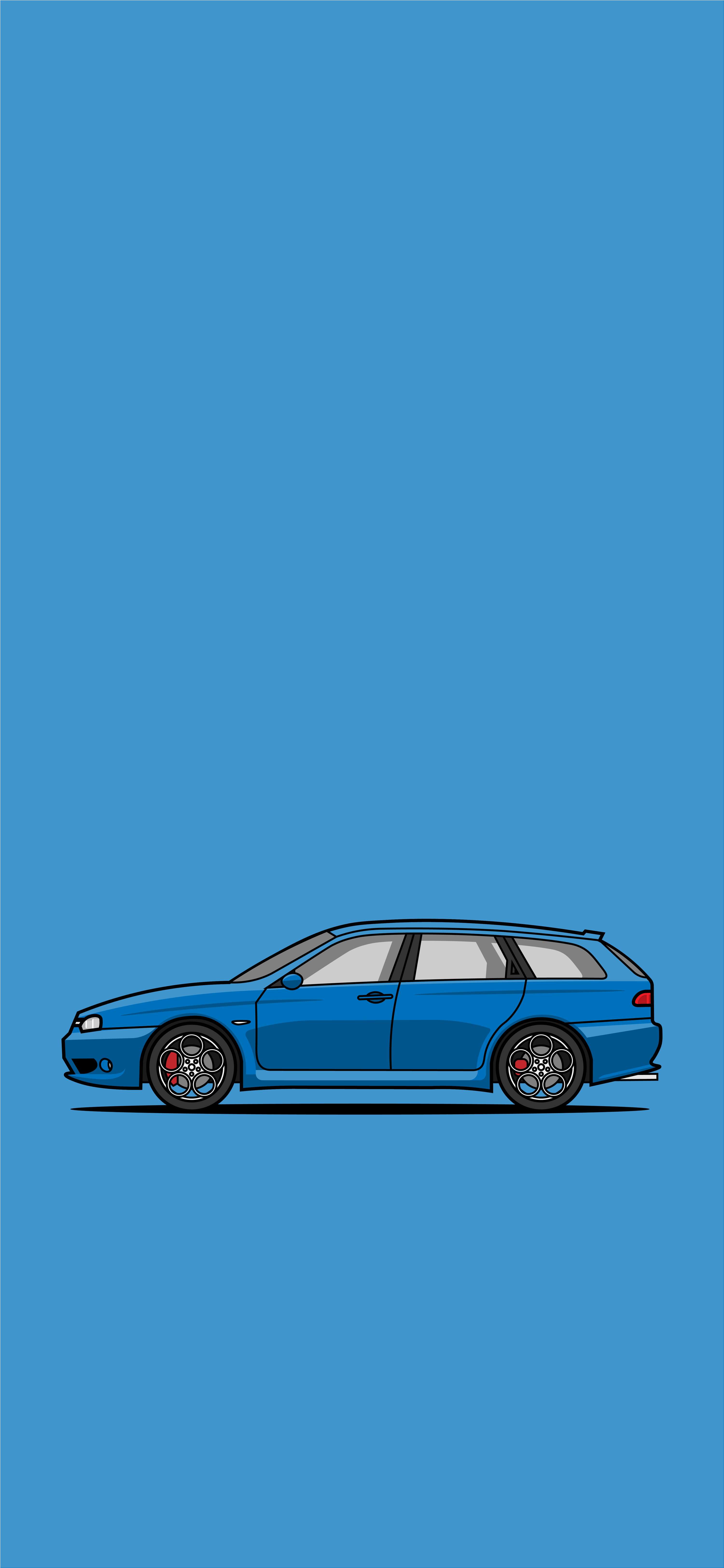 3000x6494 Alfa Romeo 156 GTA Wallpaper
