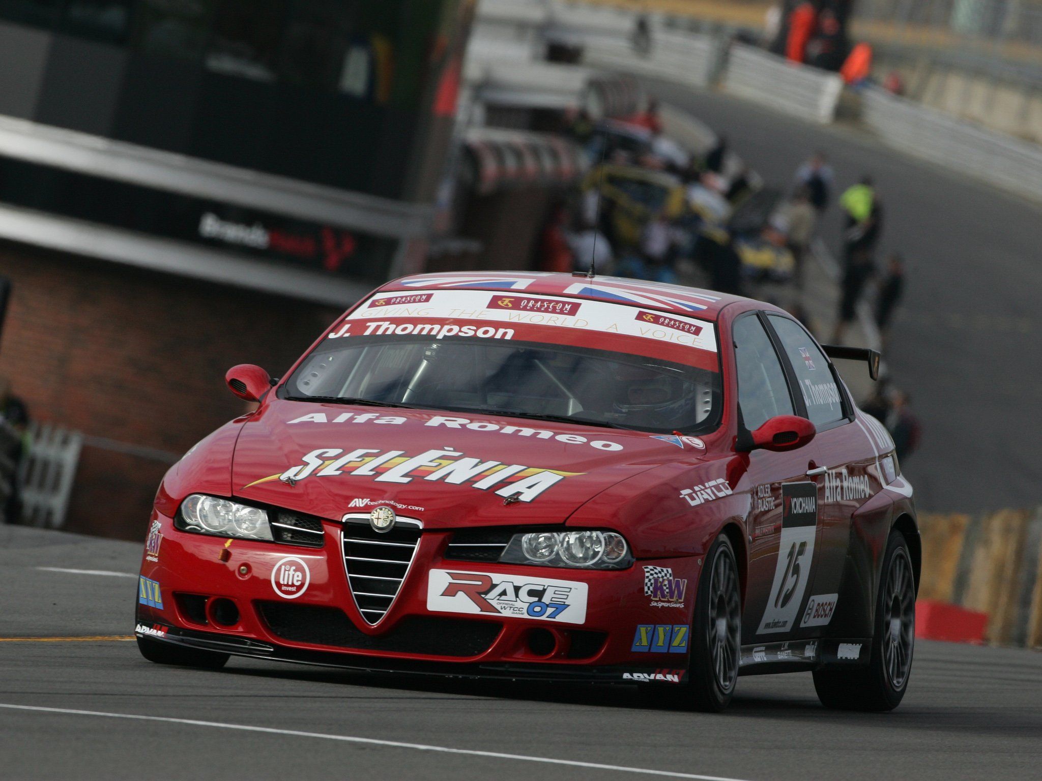2048x1536 2004 07 Alfa Romeo 156 Super 2000 (SE107) WTCC Race Racing HD Wallpaperx1536