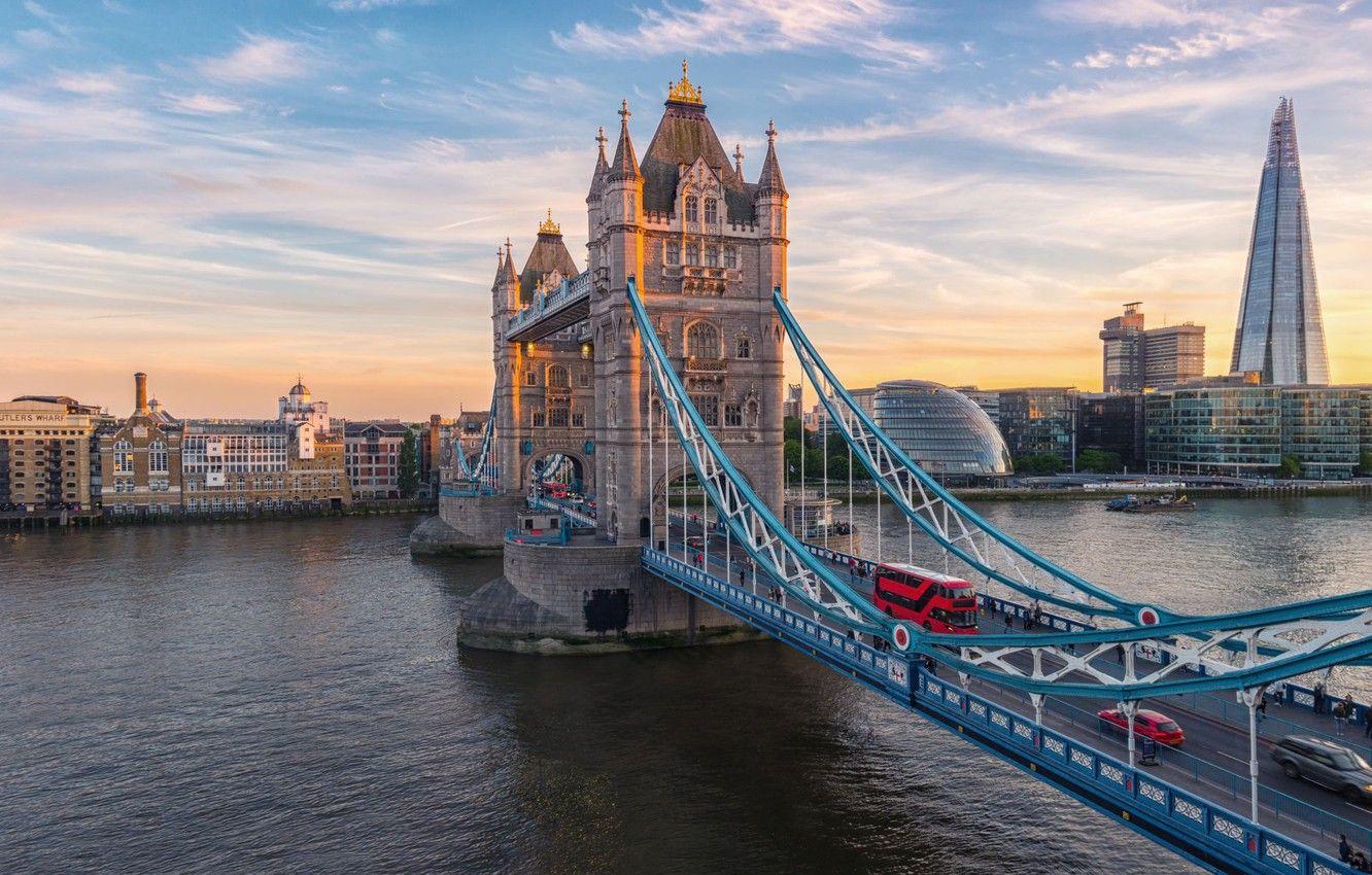 1332x850 Wallpaper bridge, river, London, london, tower bridge image