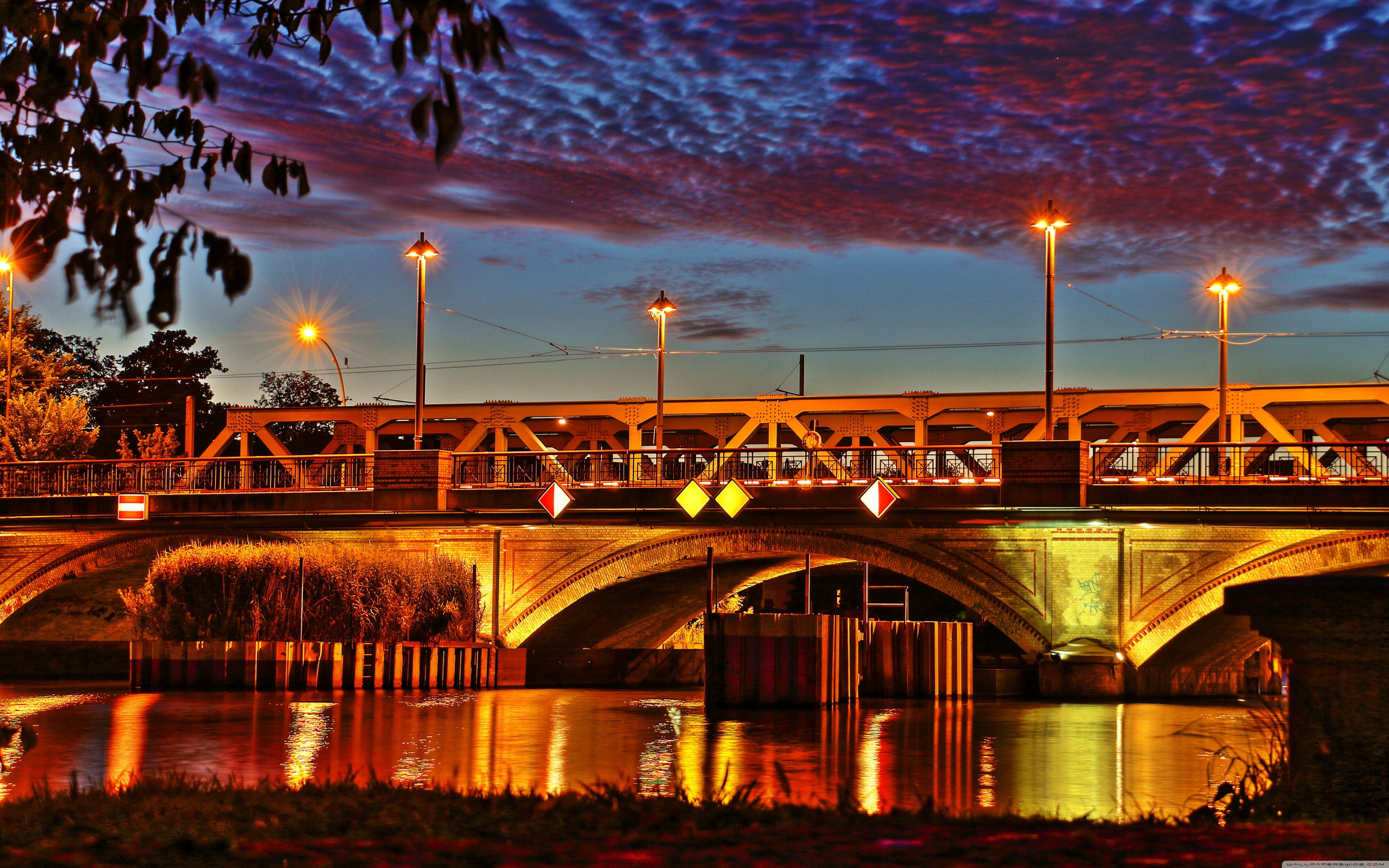 5120x3200 Berlin Bridge ❤ Hình nền máy tính để bàn HD 4K cho TV Ultra HD 4K