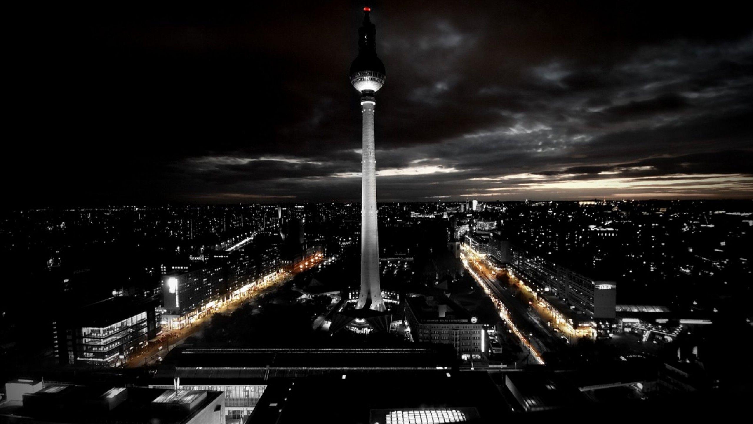 2560x1440 Berlin vào ban đêm [2560x1440] : hình nền