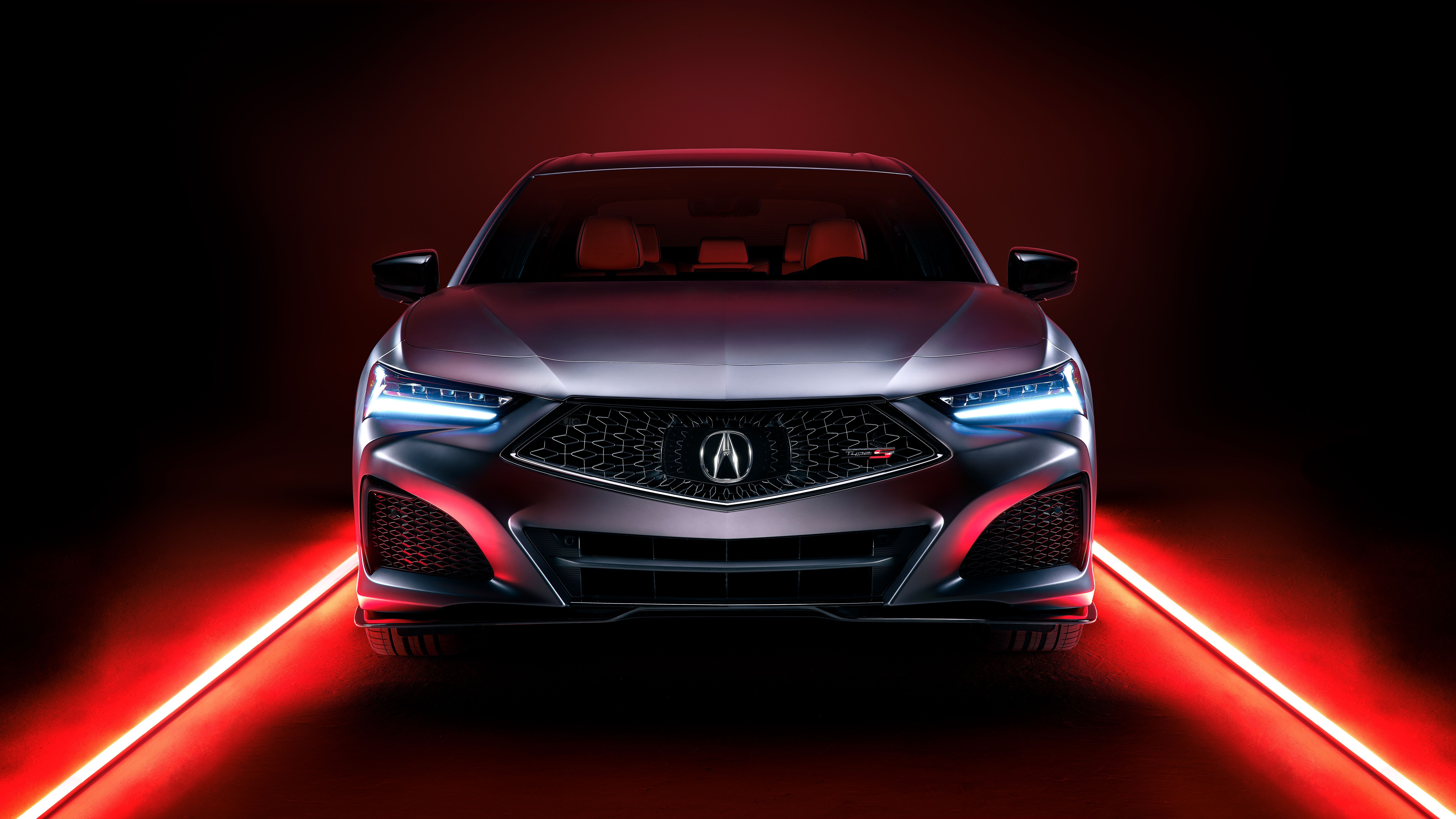 7680x4320 Acura TLX Type S PMC Edition in Gotham Gray 2023 8K Wallpaper Car Wallpaper