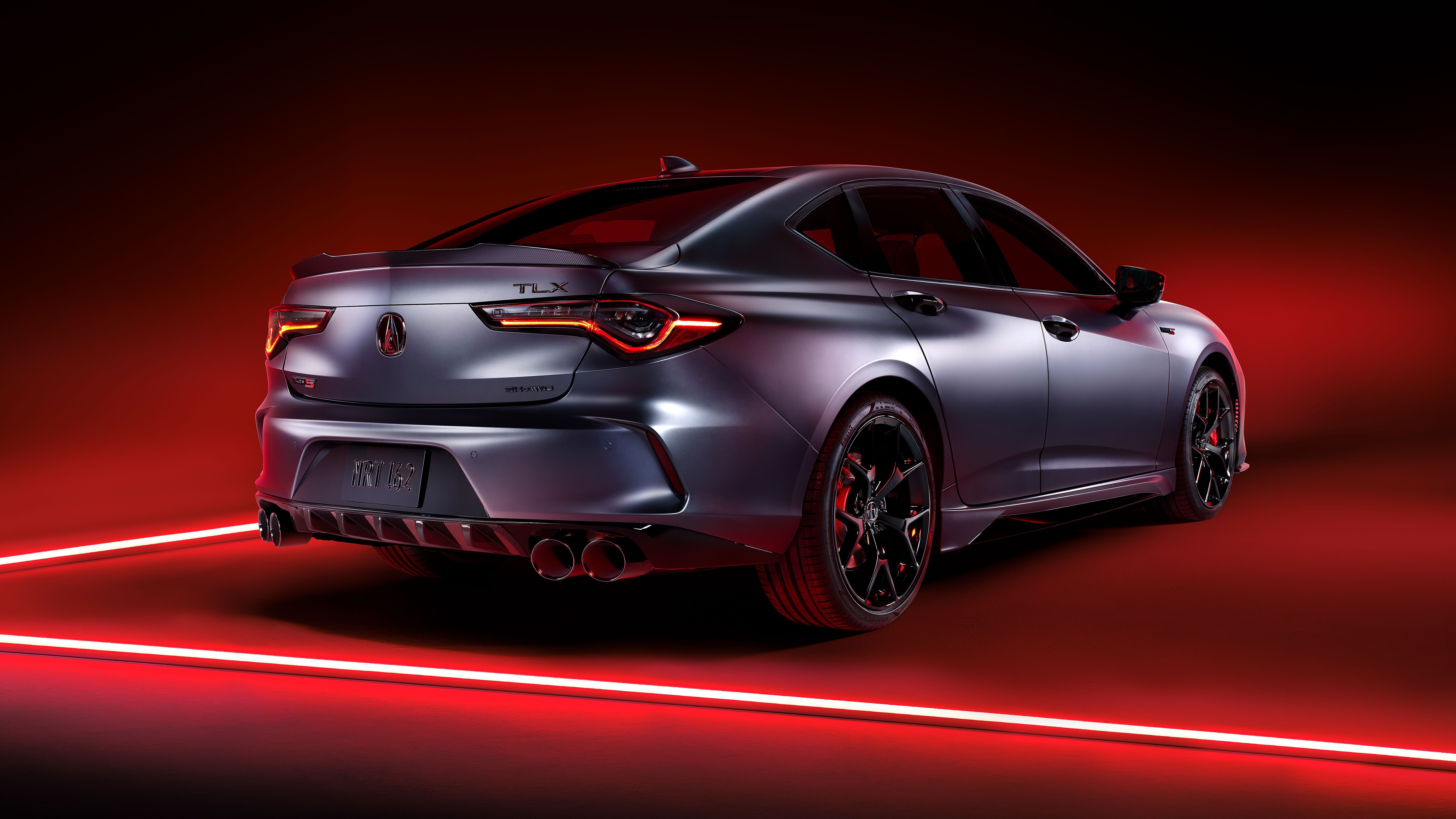 7680x4320 Acura TLX Type S PMC Edition in Gotham Gray 2023 4K 8K Wallpaper Car Wallpaper