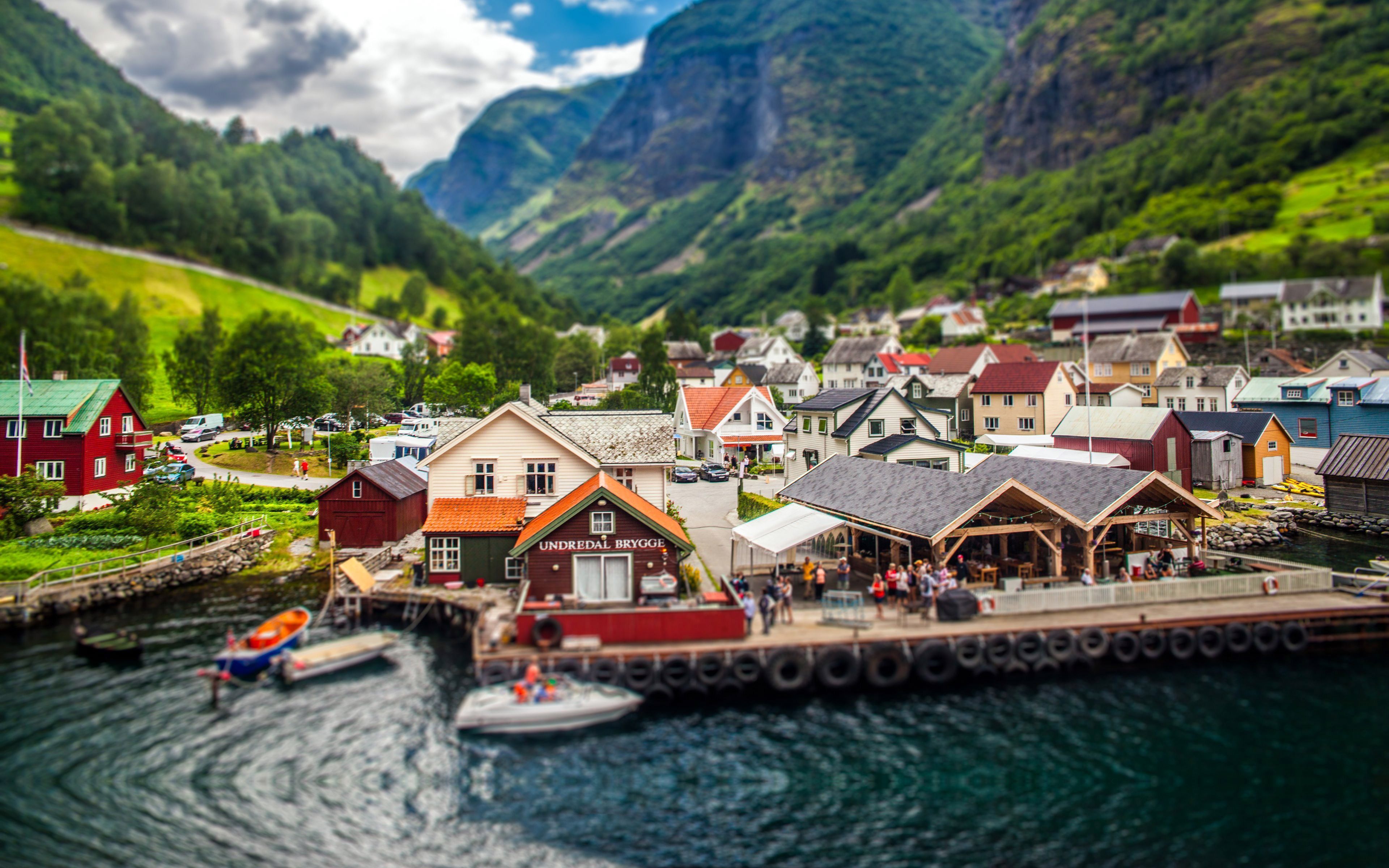 3840x2400 European Village 4k Wallpaper