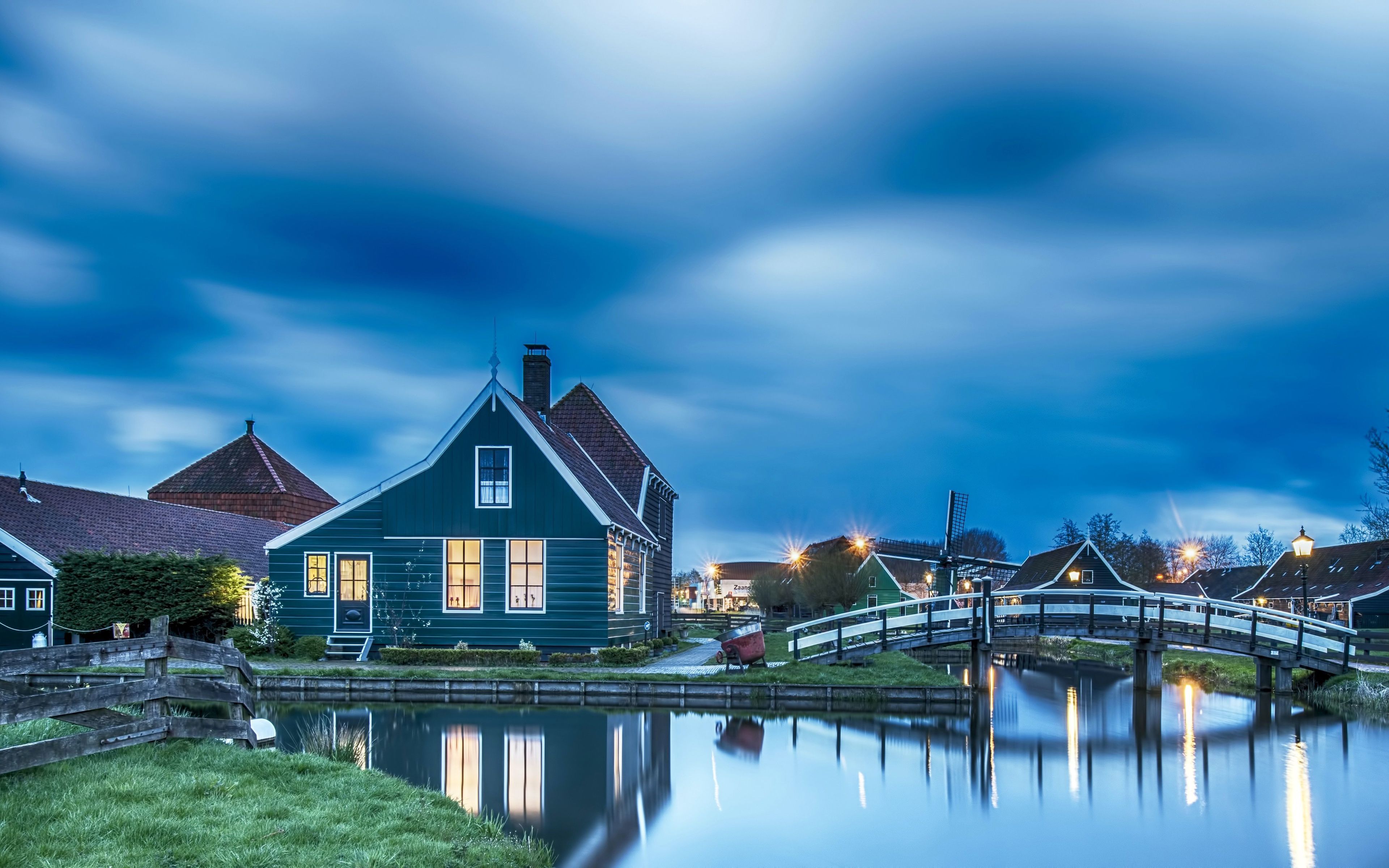 3840x2400 European Village 4k Wallpaper