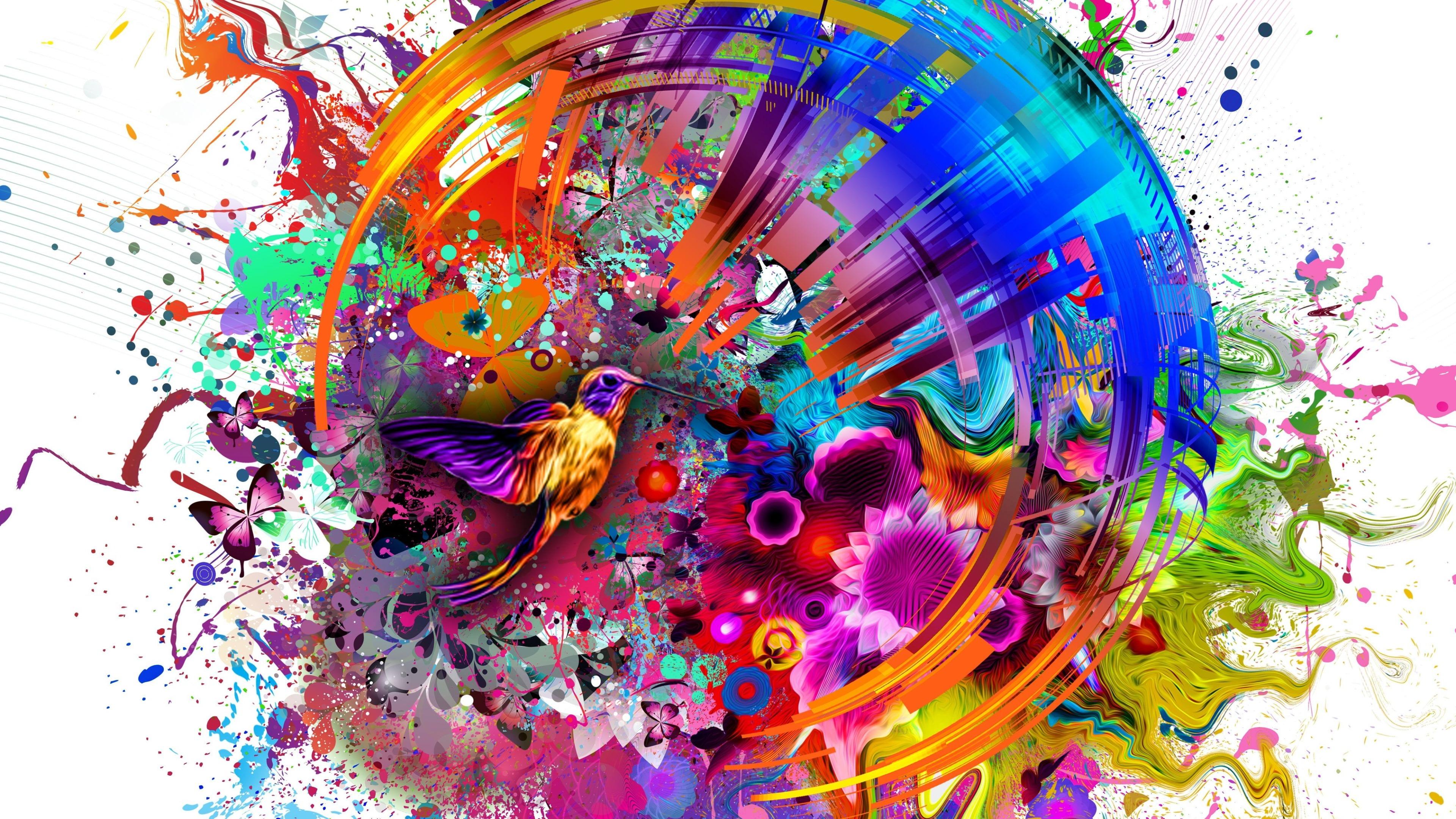 3840x2160 Colorful digital art