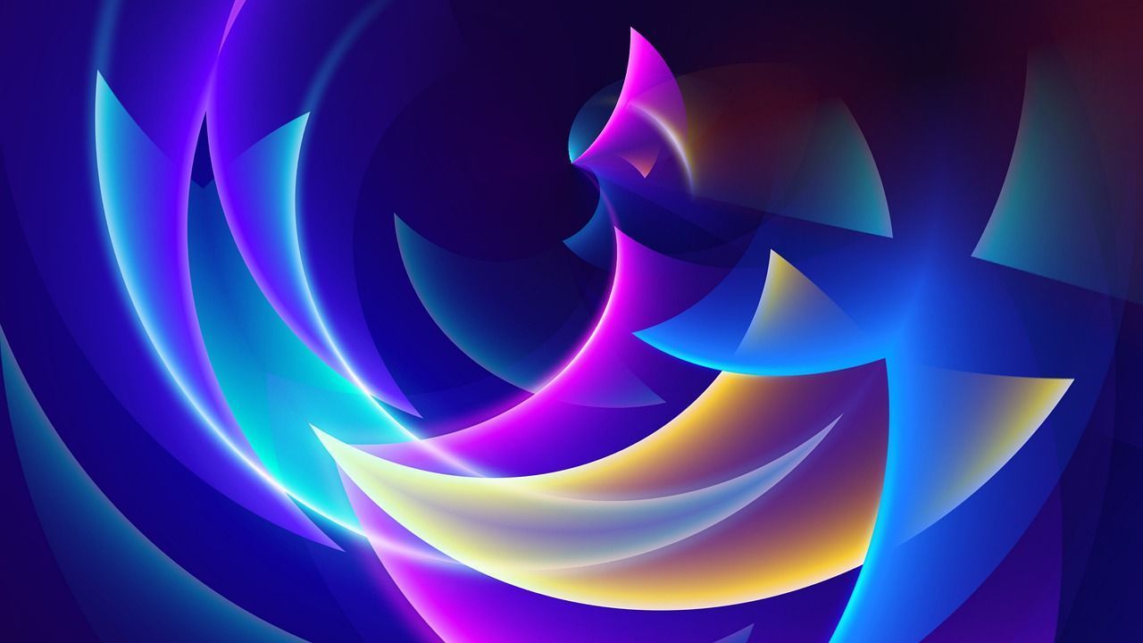 1280x720 Download Modern Art Colourful Art Background Royalty Free Stock Illustration Image