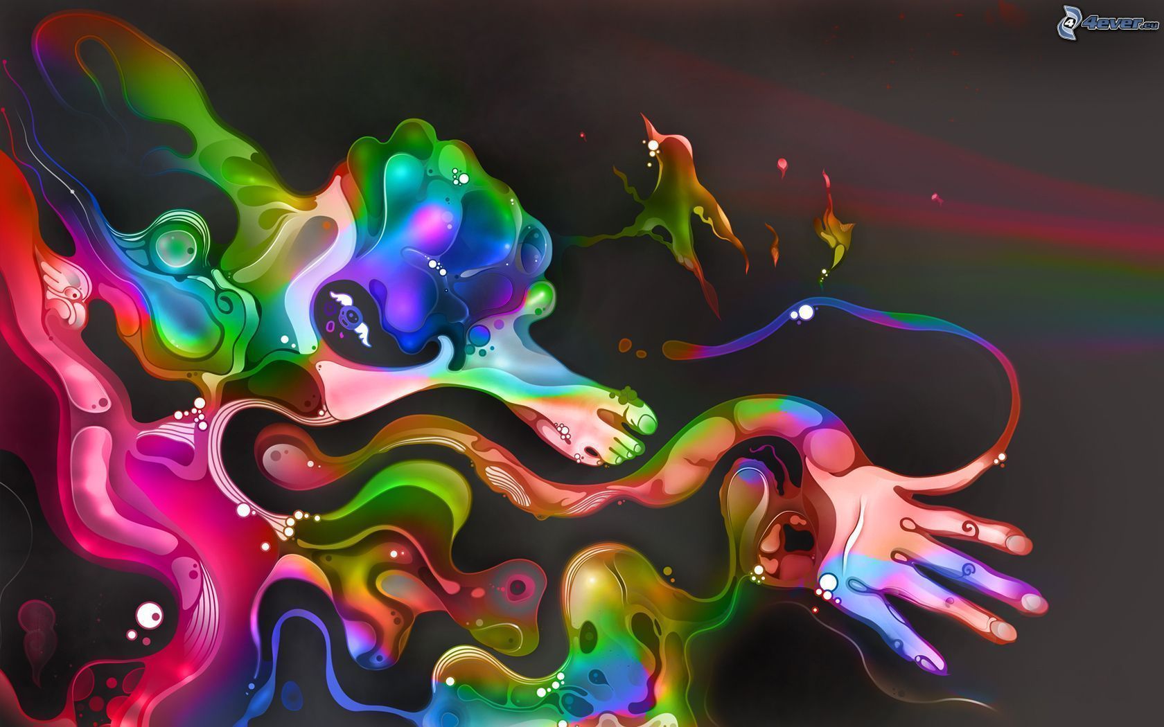 1680x1050 Abstract splash