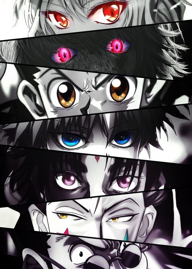 750x1050 Hunter x Hunter on X: Eyes in Hunter x Hunter / X