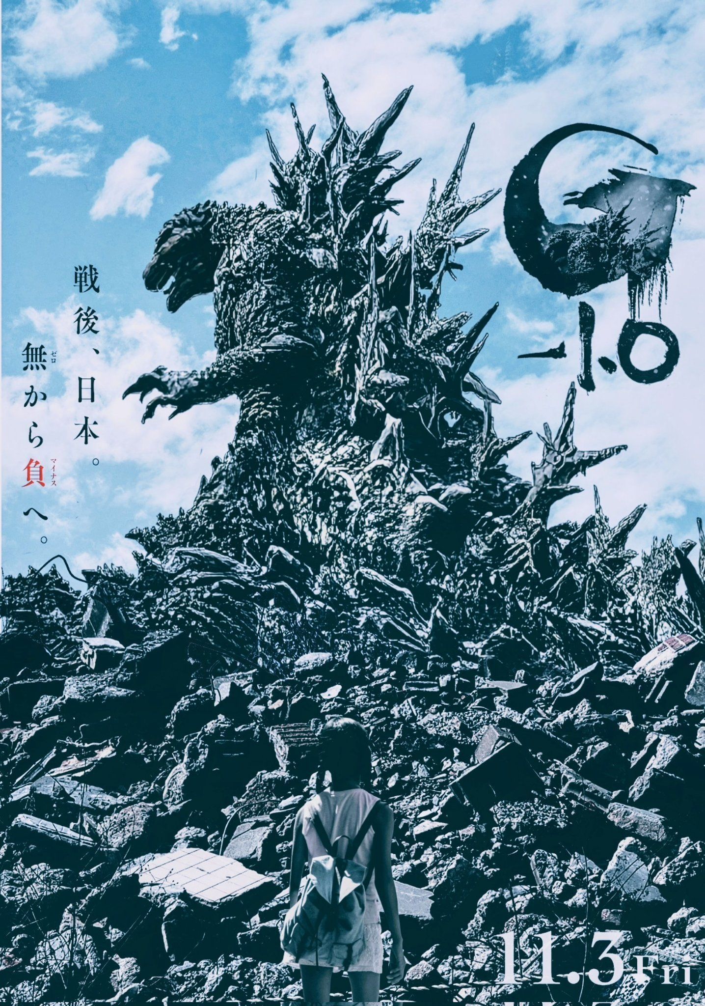 1436x2048 Godzilla Minus One Wallpaper