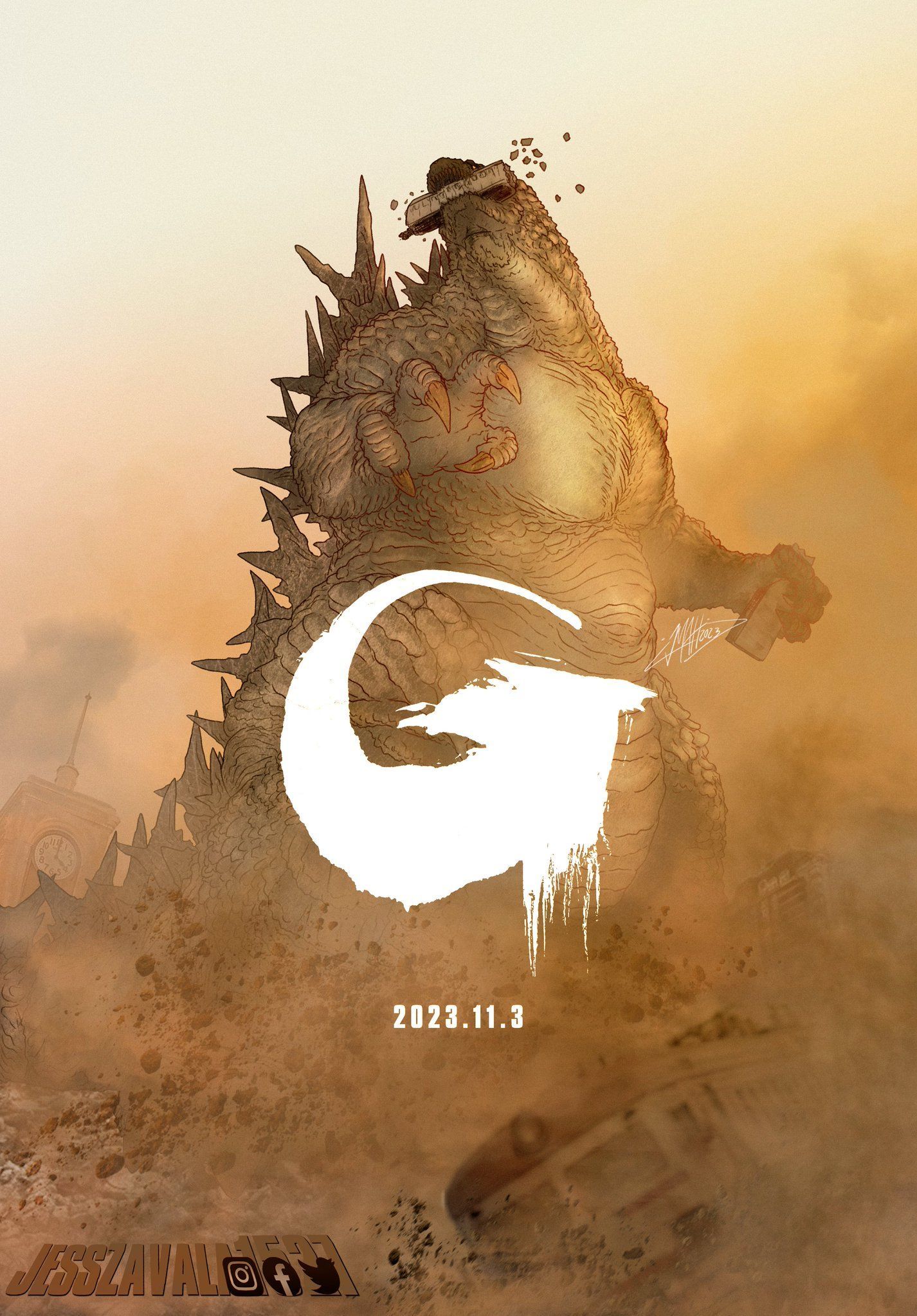 1426x2047 Godzilla minus one