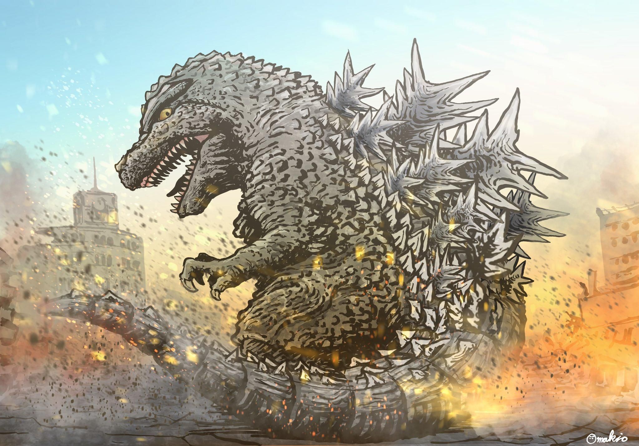 2048x1430 Godzilla minus one. Godzilla. Godzilla, Movie monsters, Kaiju