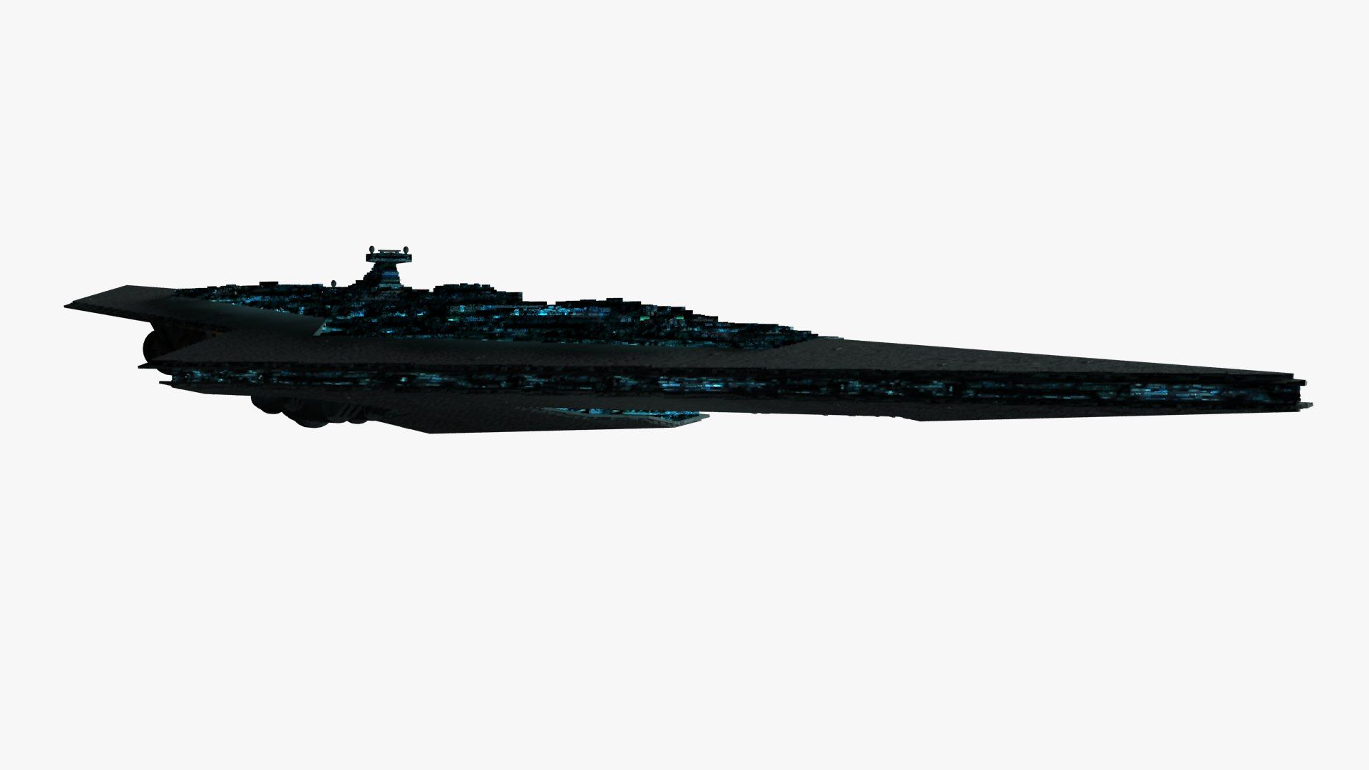 1920x1080 EXECUTOR star destroyer 3D model