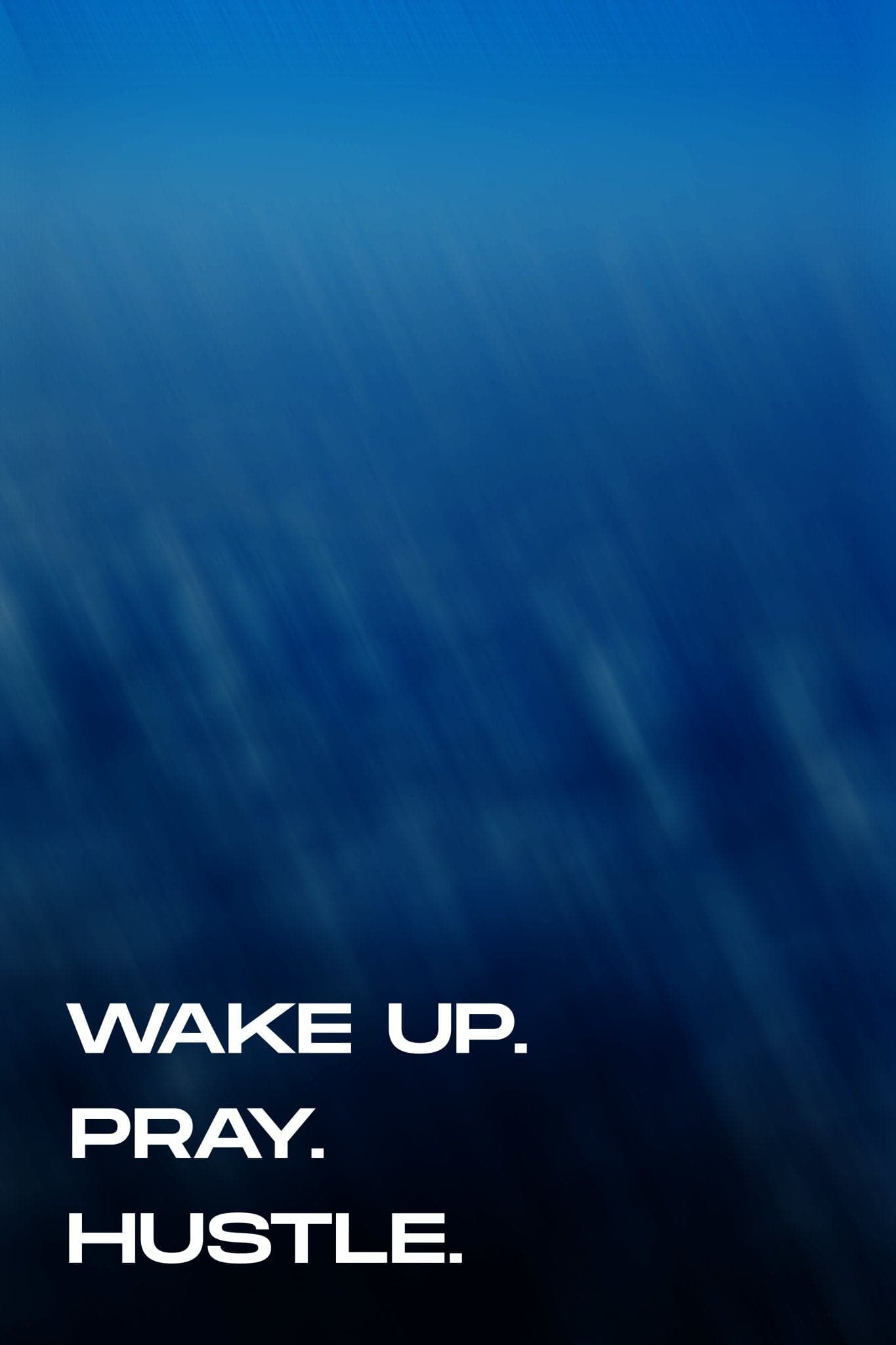 1365x2048 Pray. Hustle' Poster