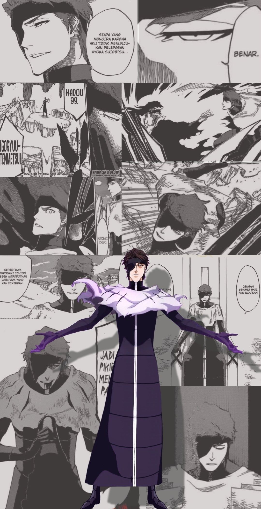 1080x2106 Sosuke Aizen TYBW Wallpaper HD. Bleach anime, Bleach anime ichigo, Bleach manga