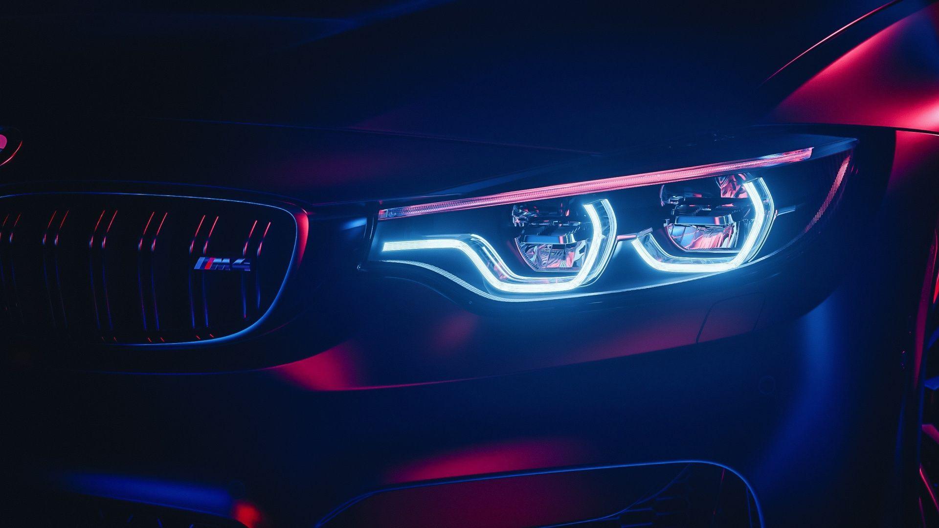 1920x1080 Download 1920x1080 wallpaper bmw m headlight, sports car