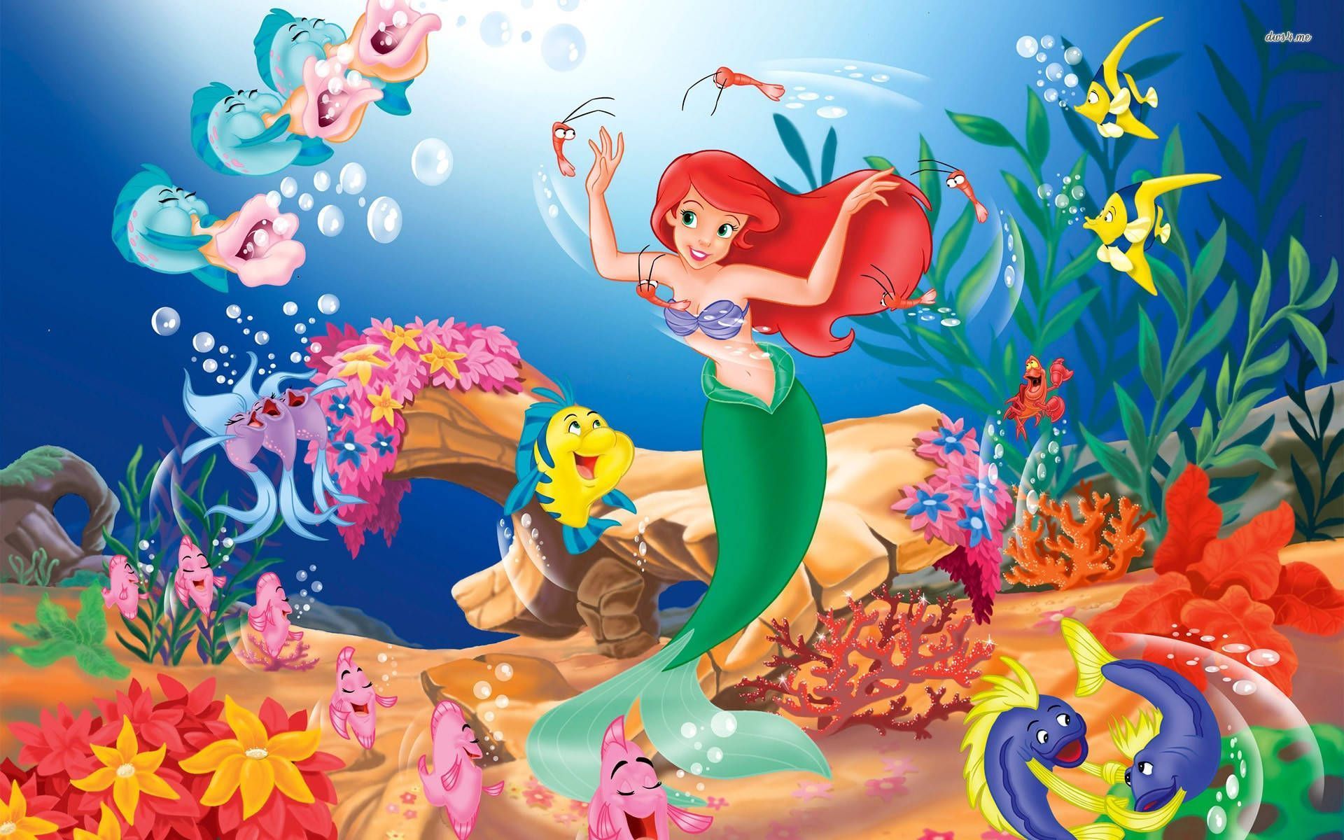1920x1200 Download Ariel Dancing Under The Sea Wallpaper