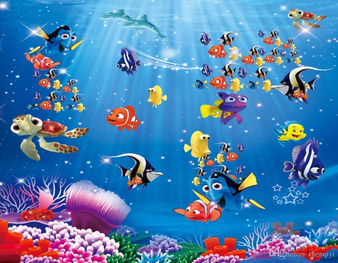 1076x836 Cartoon Ocean Wallpaper