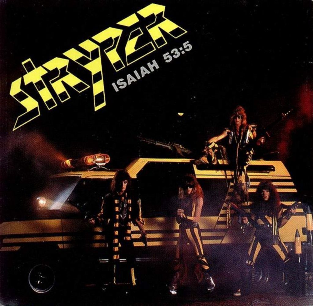 1024x1001 Stryper Under Command (1985) I thought Michael Sweet was the bee's knees.hahahahaha. Christian rock, Christian rock bands, Music album covers