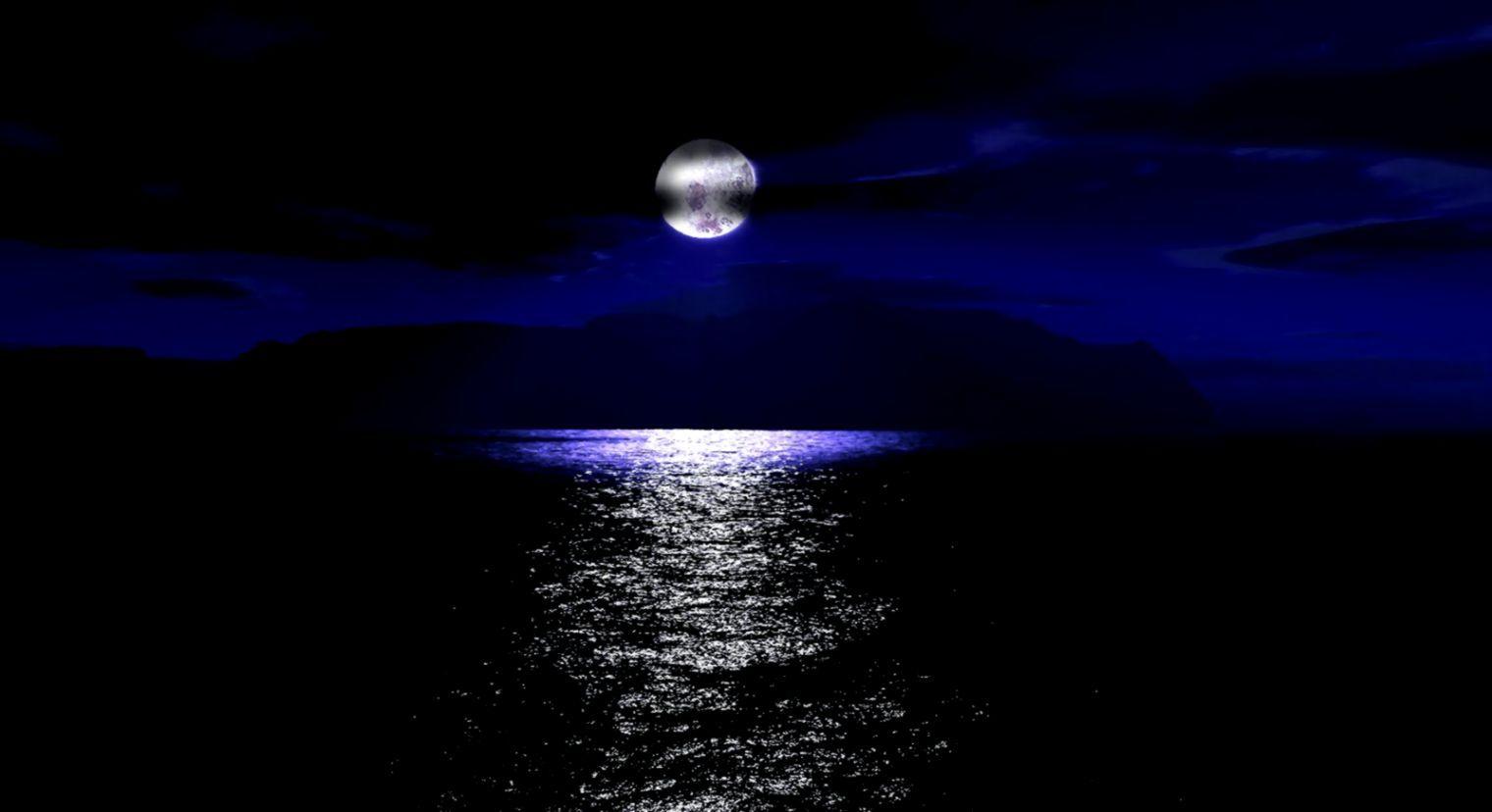 Hình nền đại dương đêm 1520x828 1520x828 px
