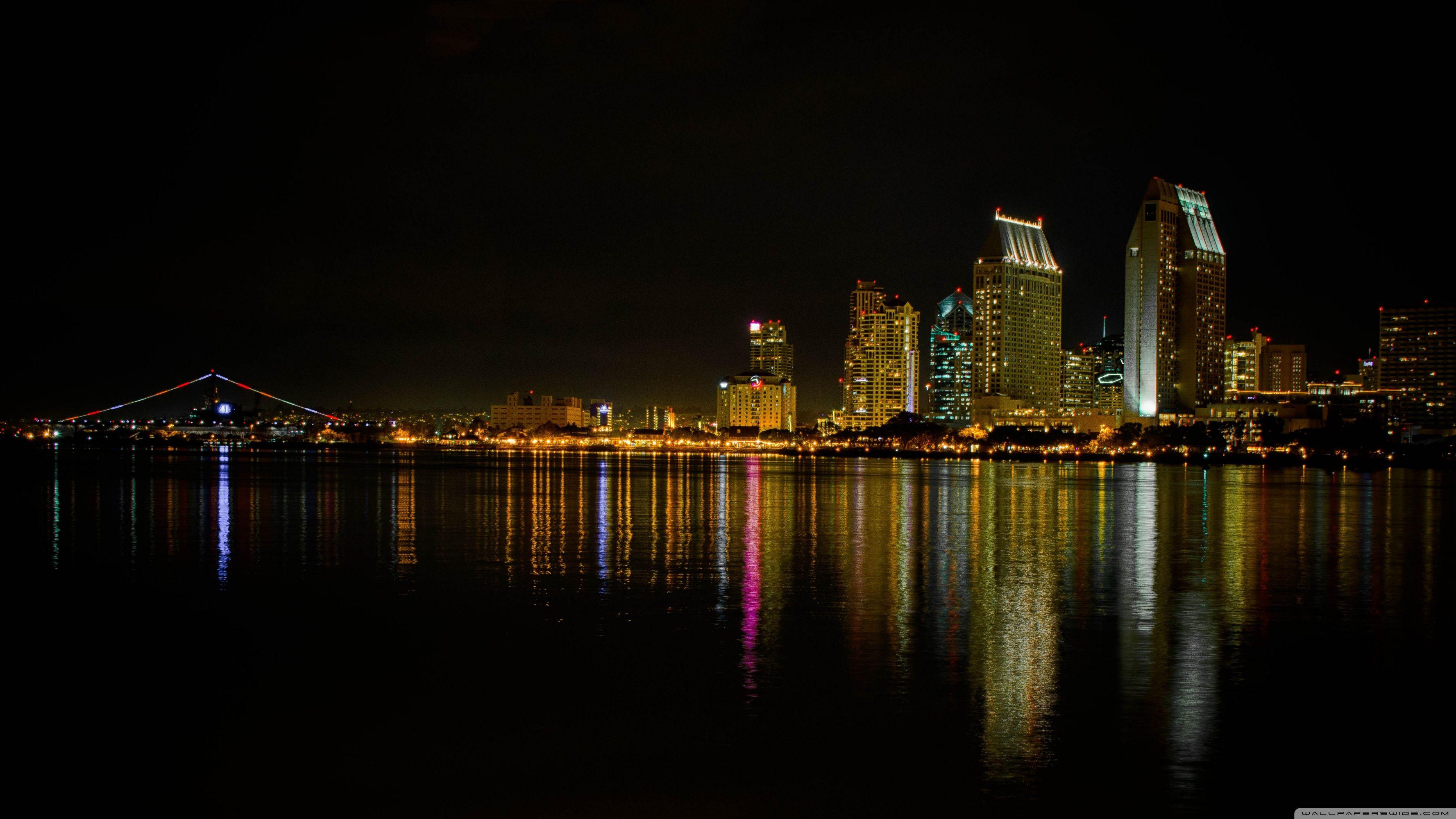 3554x1999 Coronado Island At Night ❤ 4K HD Desktop Wallpaper