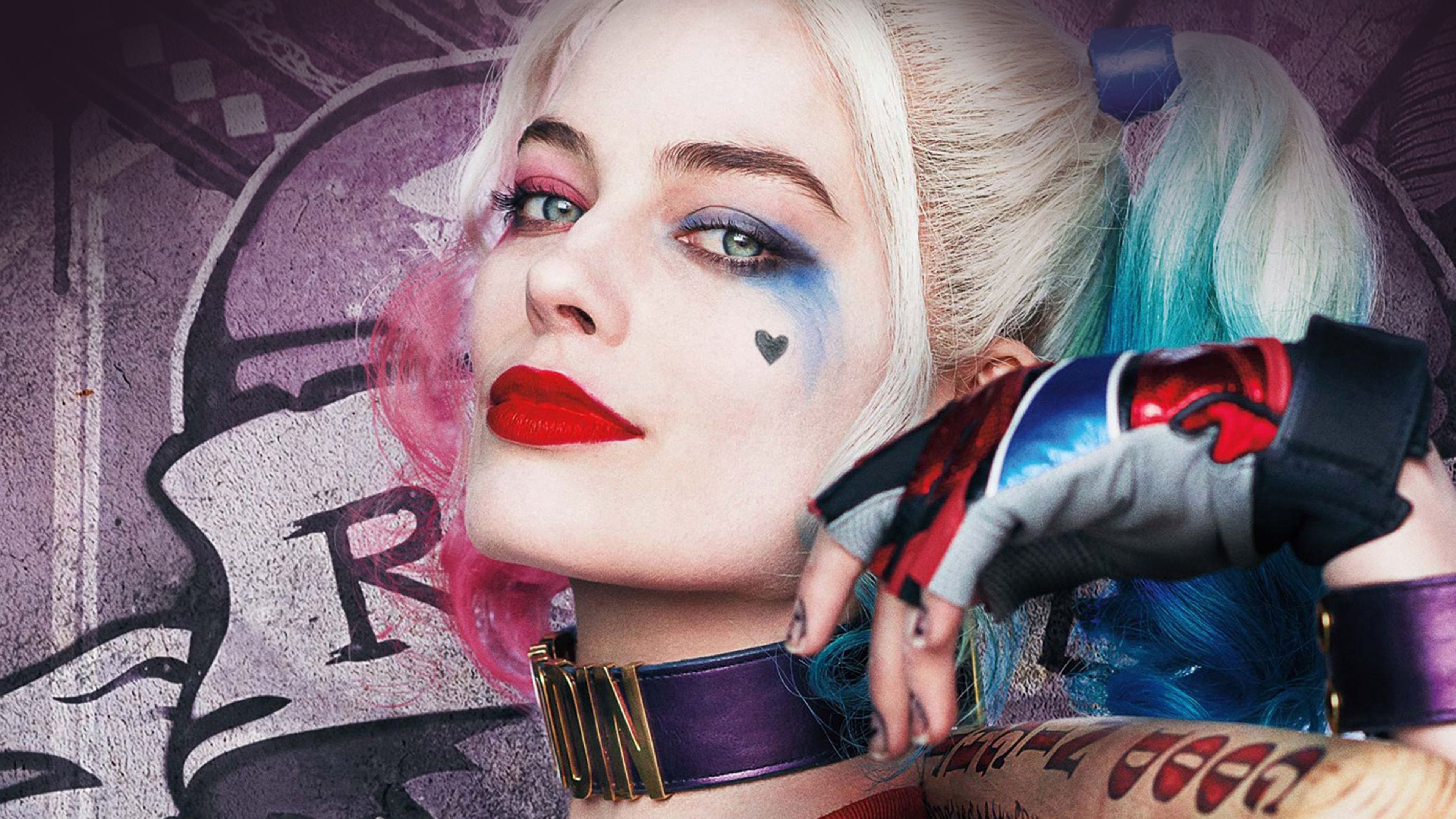 3840x2160 wallpaper for desktop, laptop. harley quinn hero girl joker suicide squad