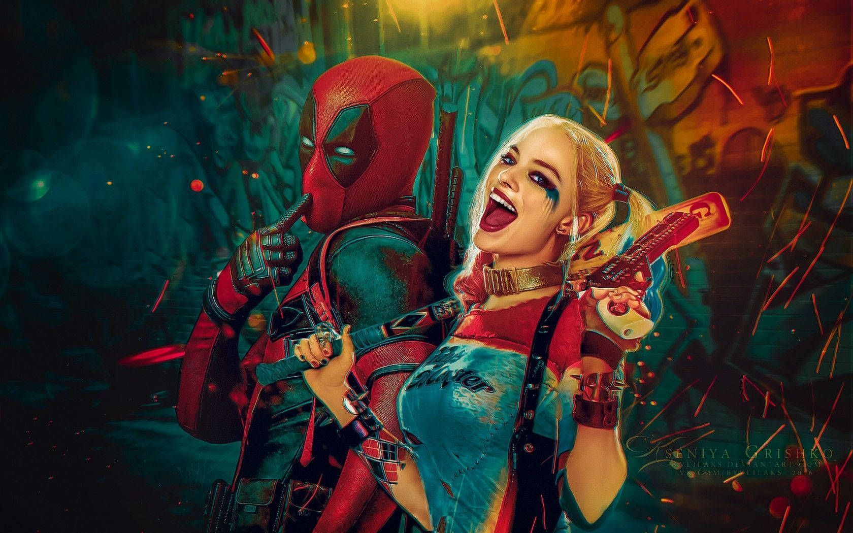 1680x1050 Harley Quinn Wallpaper