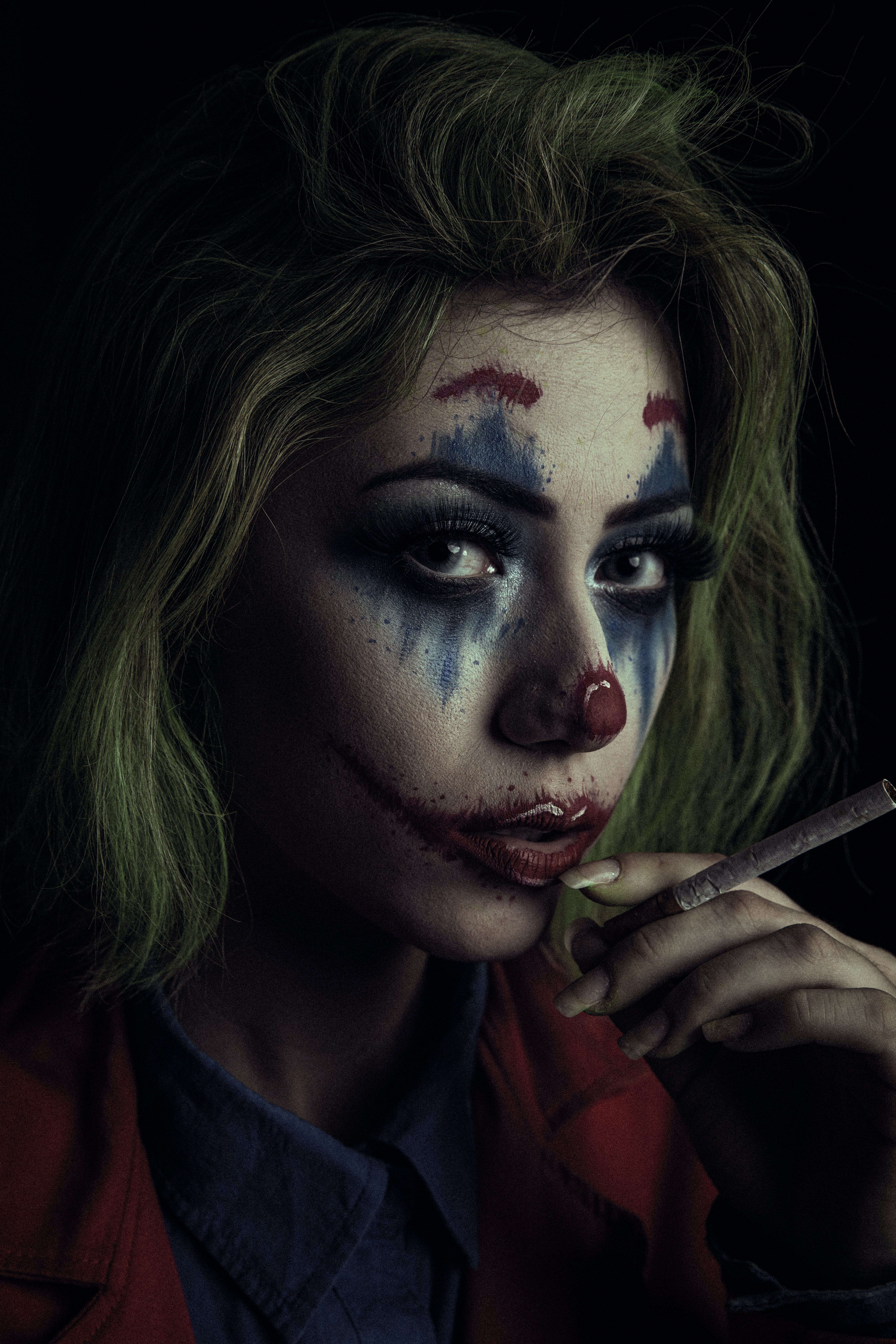4480x6720 A Woman Cosplaying as Joker · Free