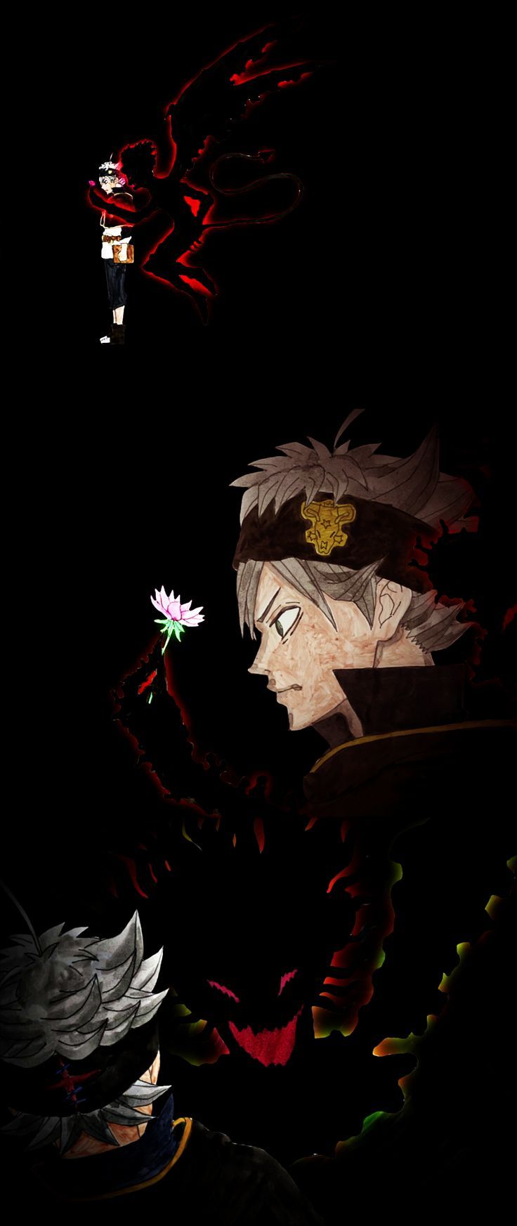 736x1745 Background Black Clover Wallpaper. Black clover manga, Black clover anime, Anime wallpaper