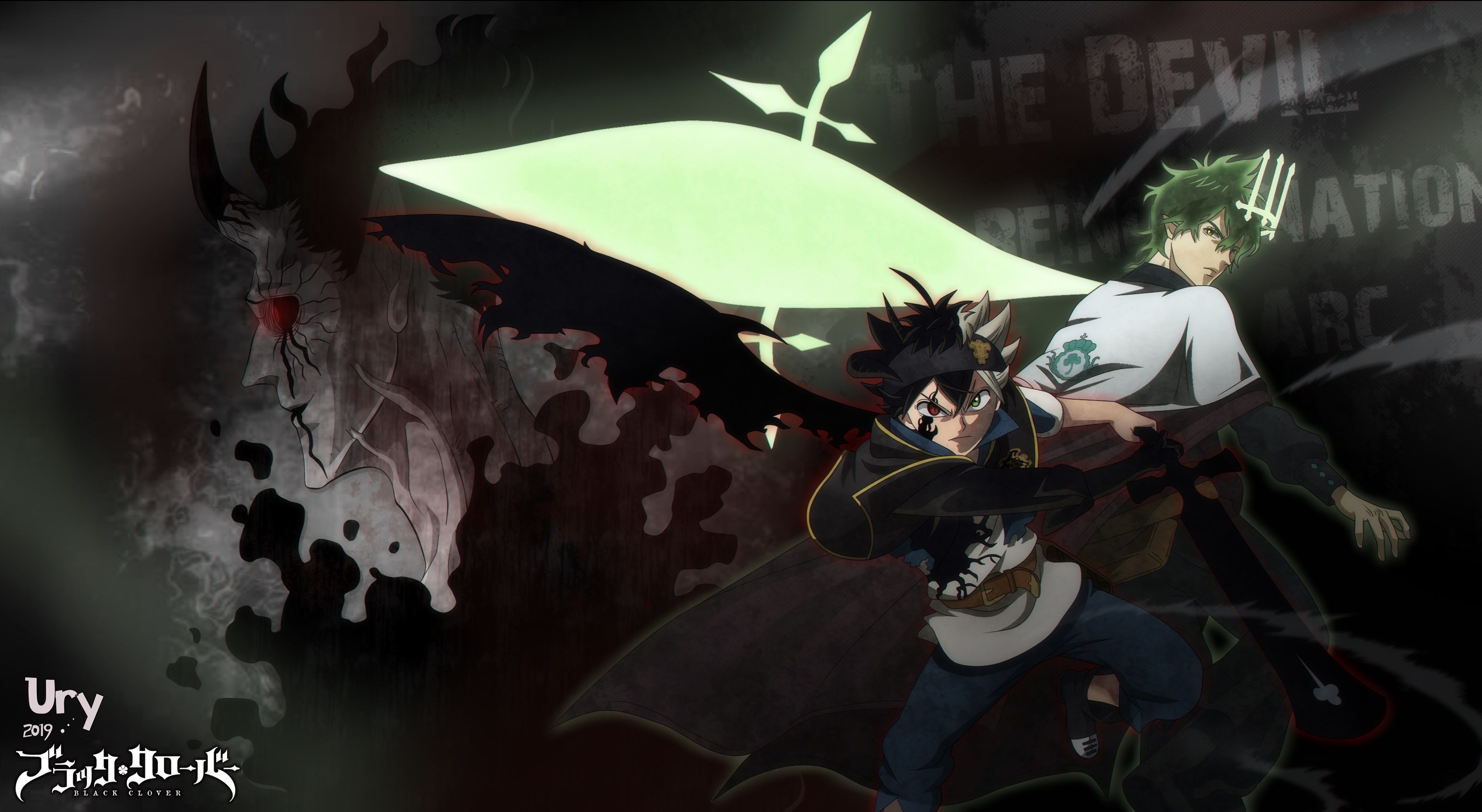 3100x1700 Black Clover Asta Wallpaper