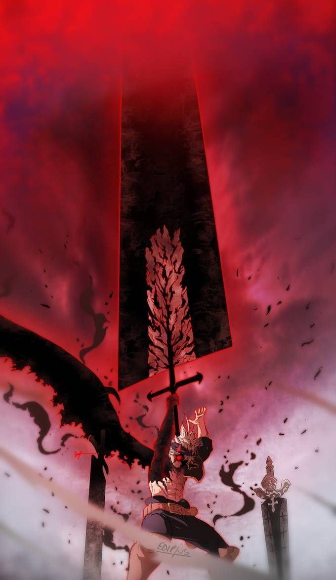 680x1174 Asta Demon Clover 230. Black clover anime, Anime background, Anime wallpaper