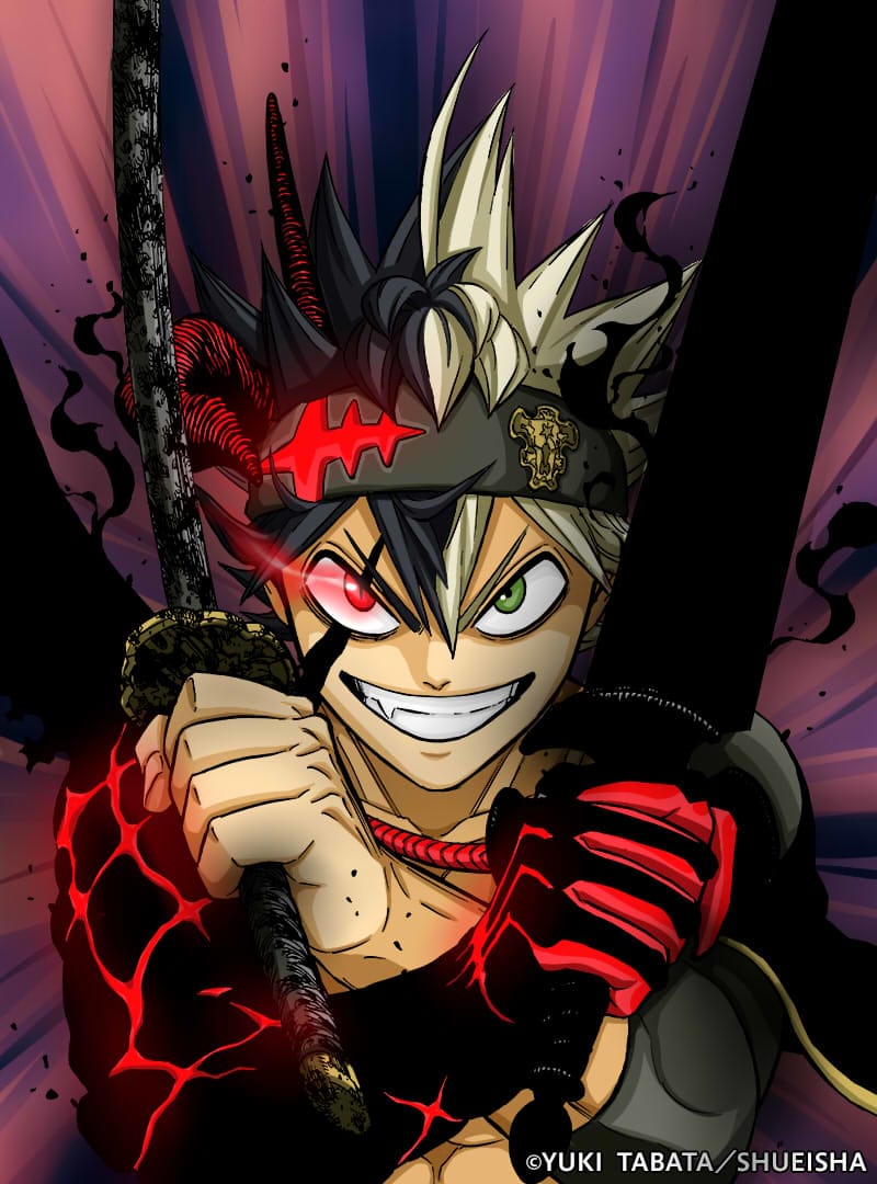 800x1080 Black Clover Colouring ASTA Agnia Gusfiani ART street