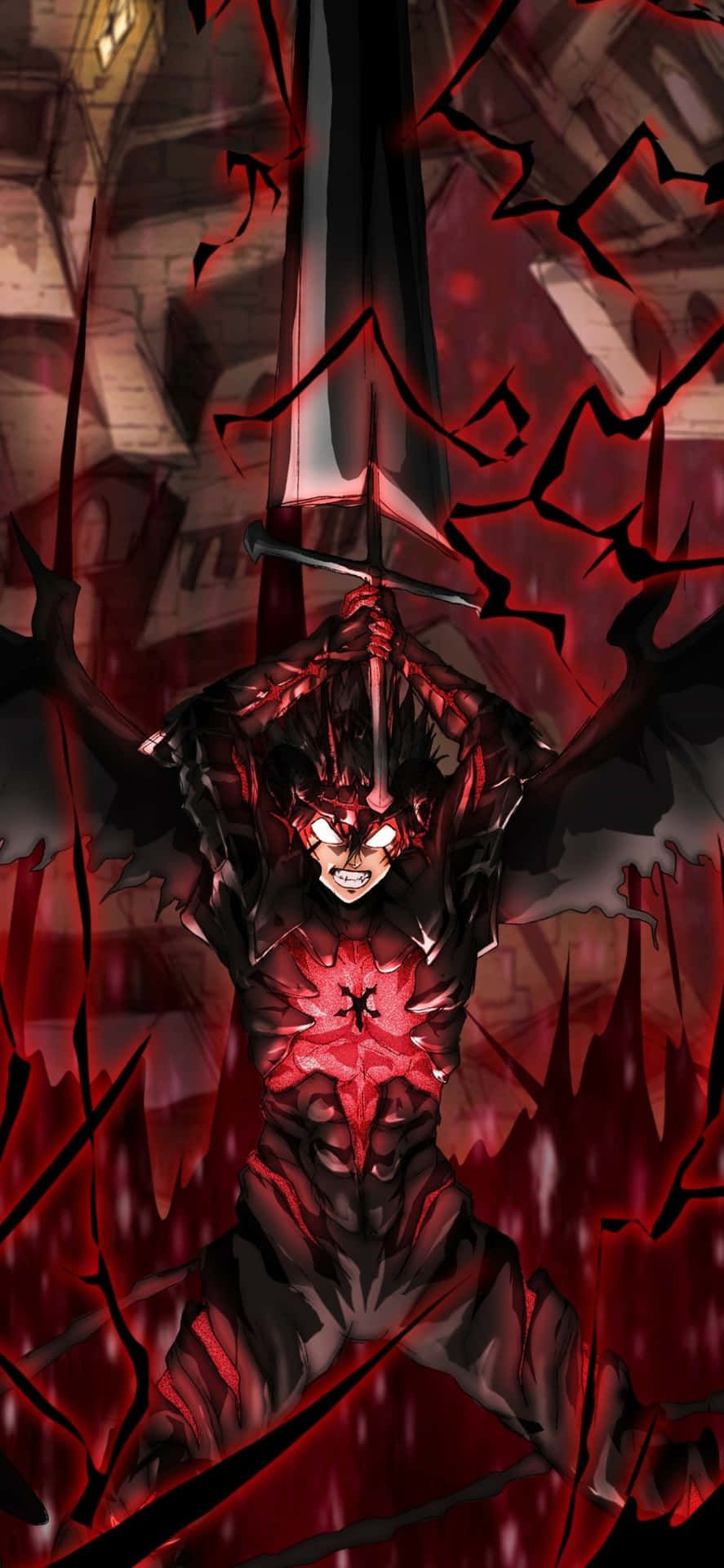 887x1920 Black Clover Anime Wallpaper