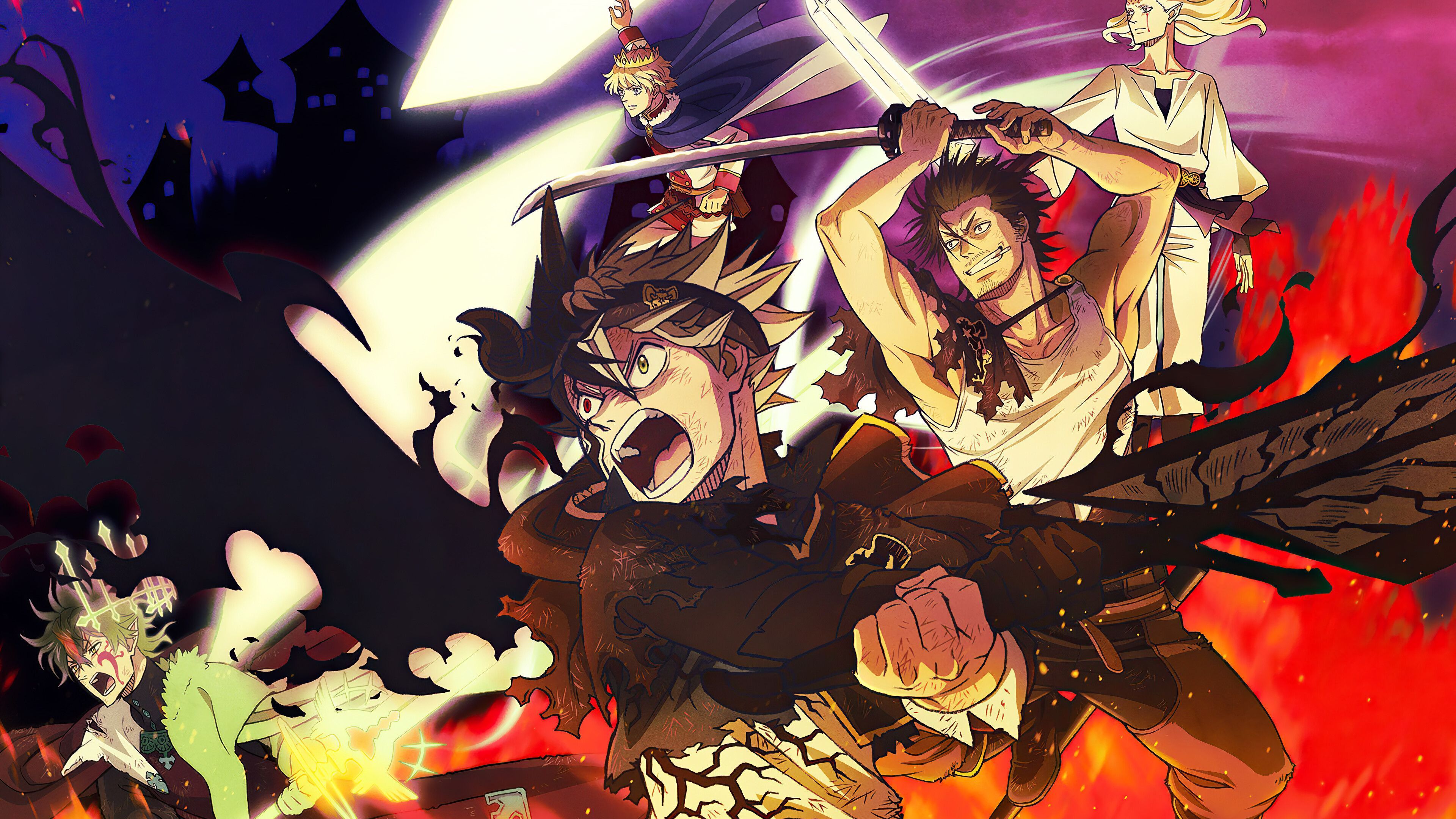 3840x2160 Black Clover Wallpaper