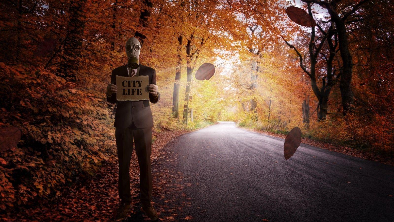 1600x900 Wallpaper City life, Autumn, HD, Photography