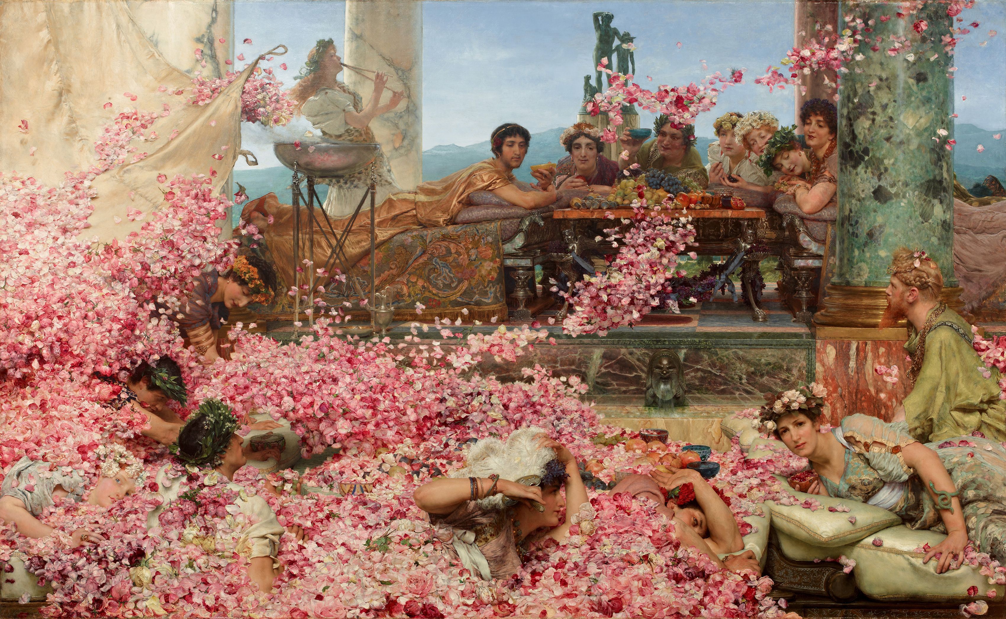 3400x2093 The Roses Of Heliogabalus By Lawrence Alma Tadema
