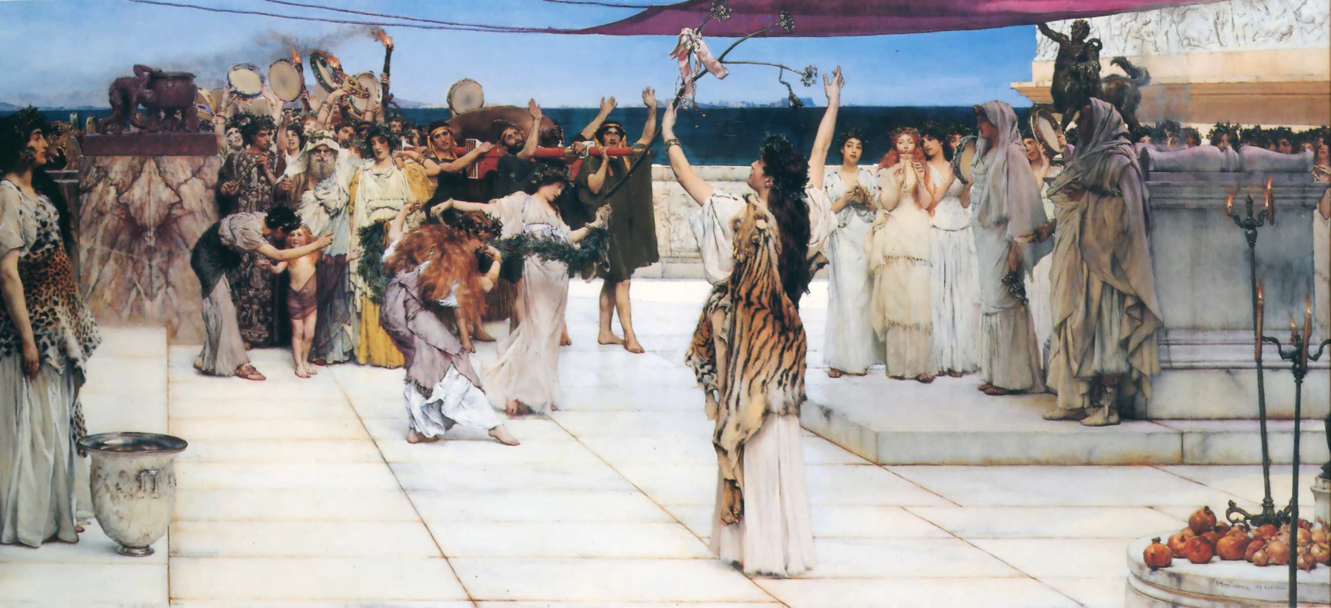 2629x1201 Lawrence Alma Tadema, Classic Art, Ancient Greecex1201 Wallpaper