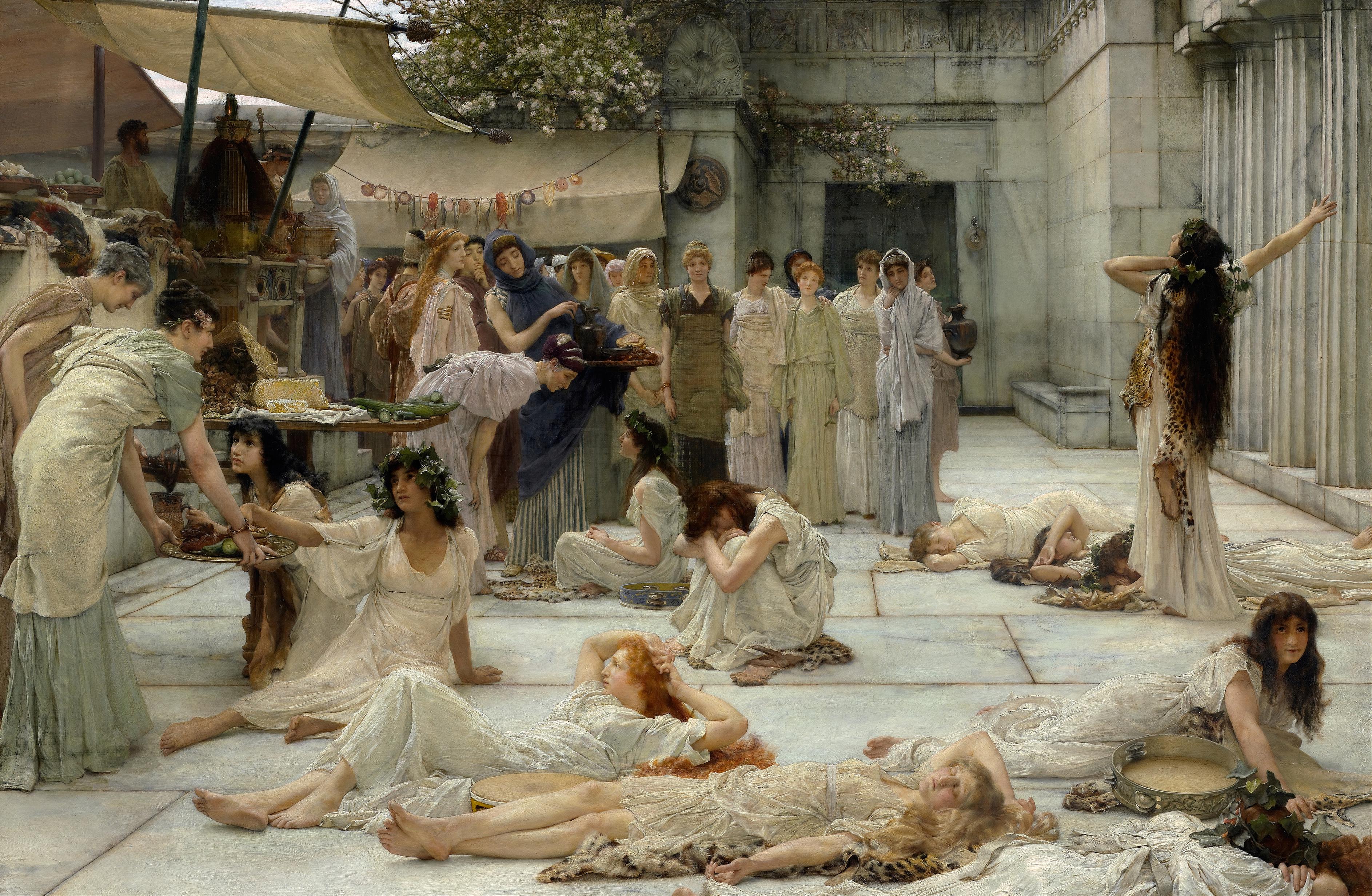 3772x2464 The Women Of Amphissa (1887), Lawrence Alma Tadema, [3772 X 2464]