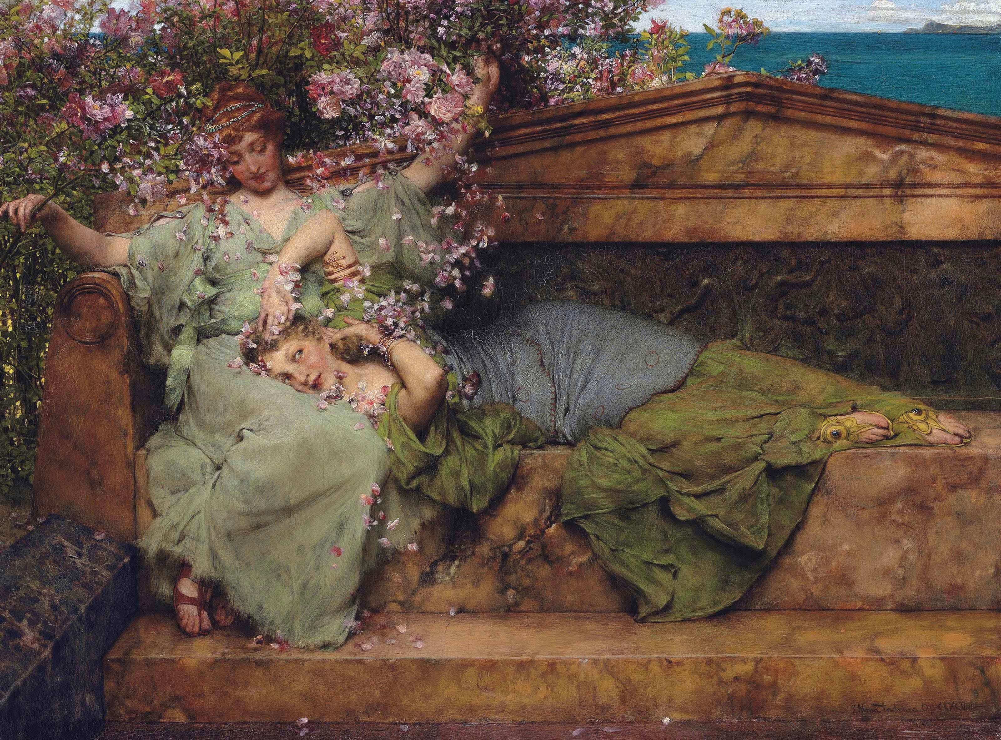 3200x2366 Lawrence Alma Tadema, Women, Classic Art, Painting, Artworkx2366 Wallpaper
