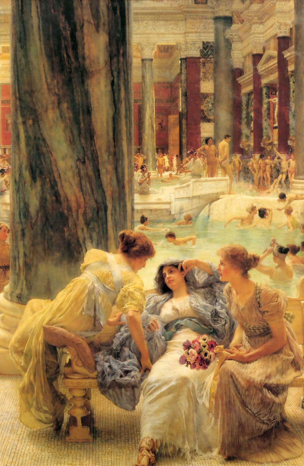 1001x1532 Sir Lawrence Alma Tadema Baths Of Caracalla